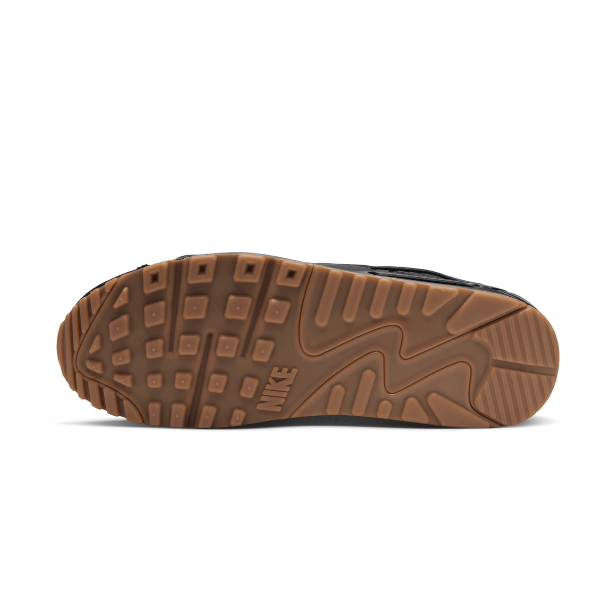 Nike Air Max 90 Premium BLACK/WHITE-GUM MED BROWN-VOLT IQ7129-001