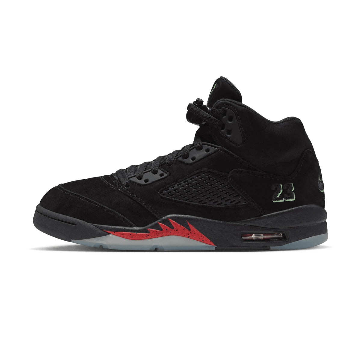 Air Jordan 5 Retro Black/Black-Picante Red-Glow N The Dark HQ7978-001