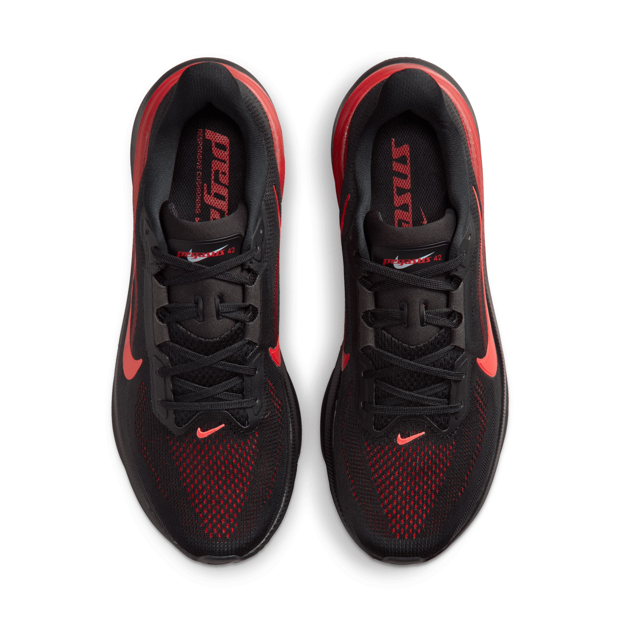 Nike Pegasus 42 BLACK/BRIGHT CRIMSON-UNIVERSITY RED IB1873-007