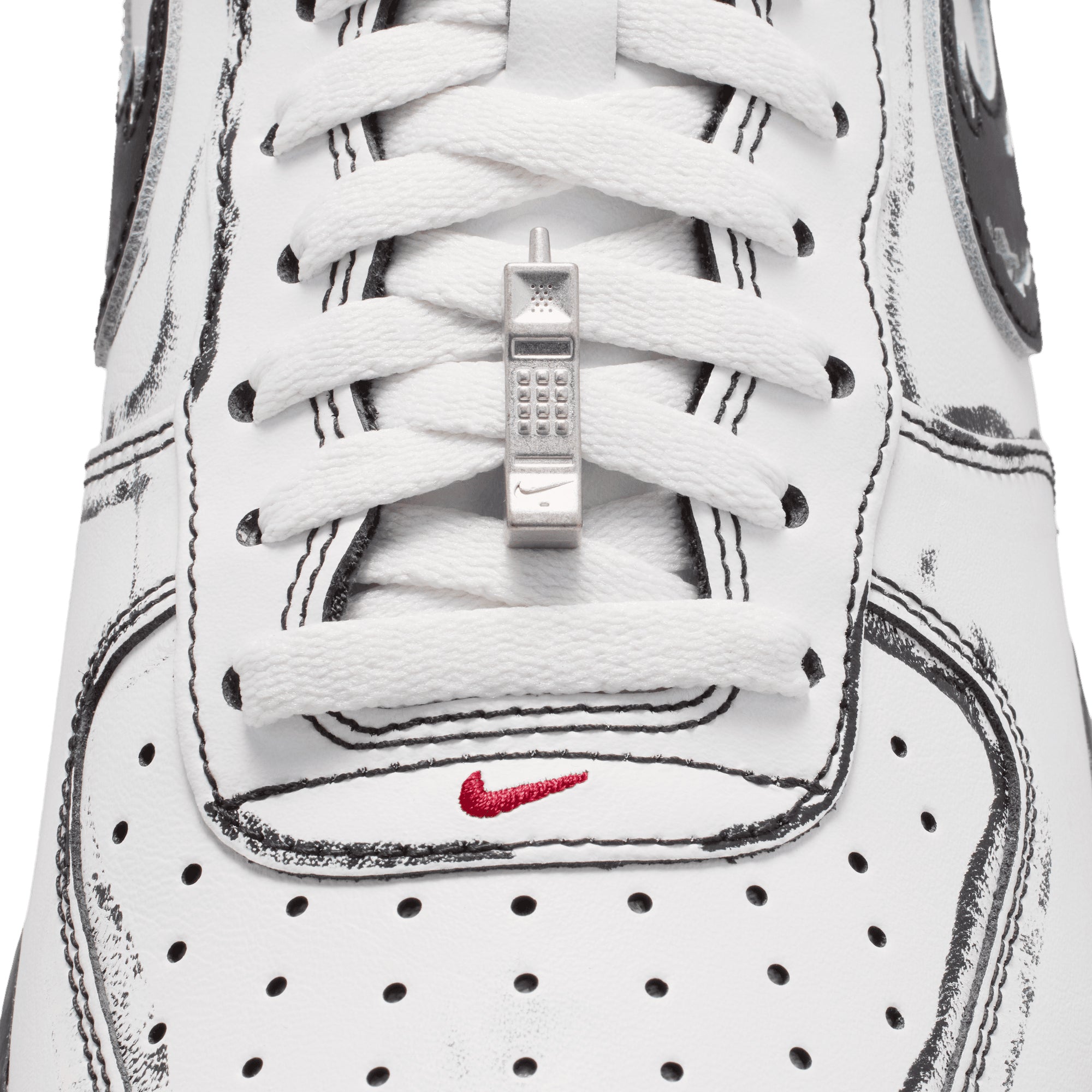 Nike Air Force 1 SUMMIT WHITE/METALLIC SILVER-BLACK IV6350-121