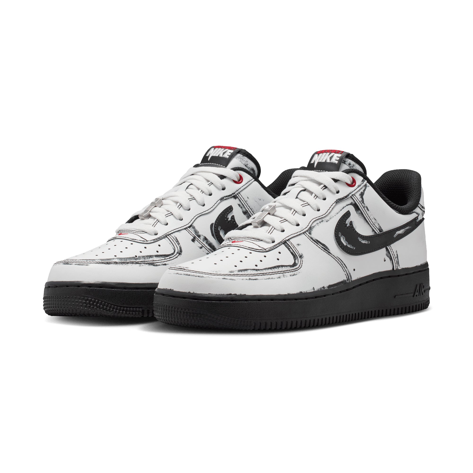 Nike Air Force 1 SUMMIT WHITE/METALLIC SILVER-BLACK IV6350-121