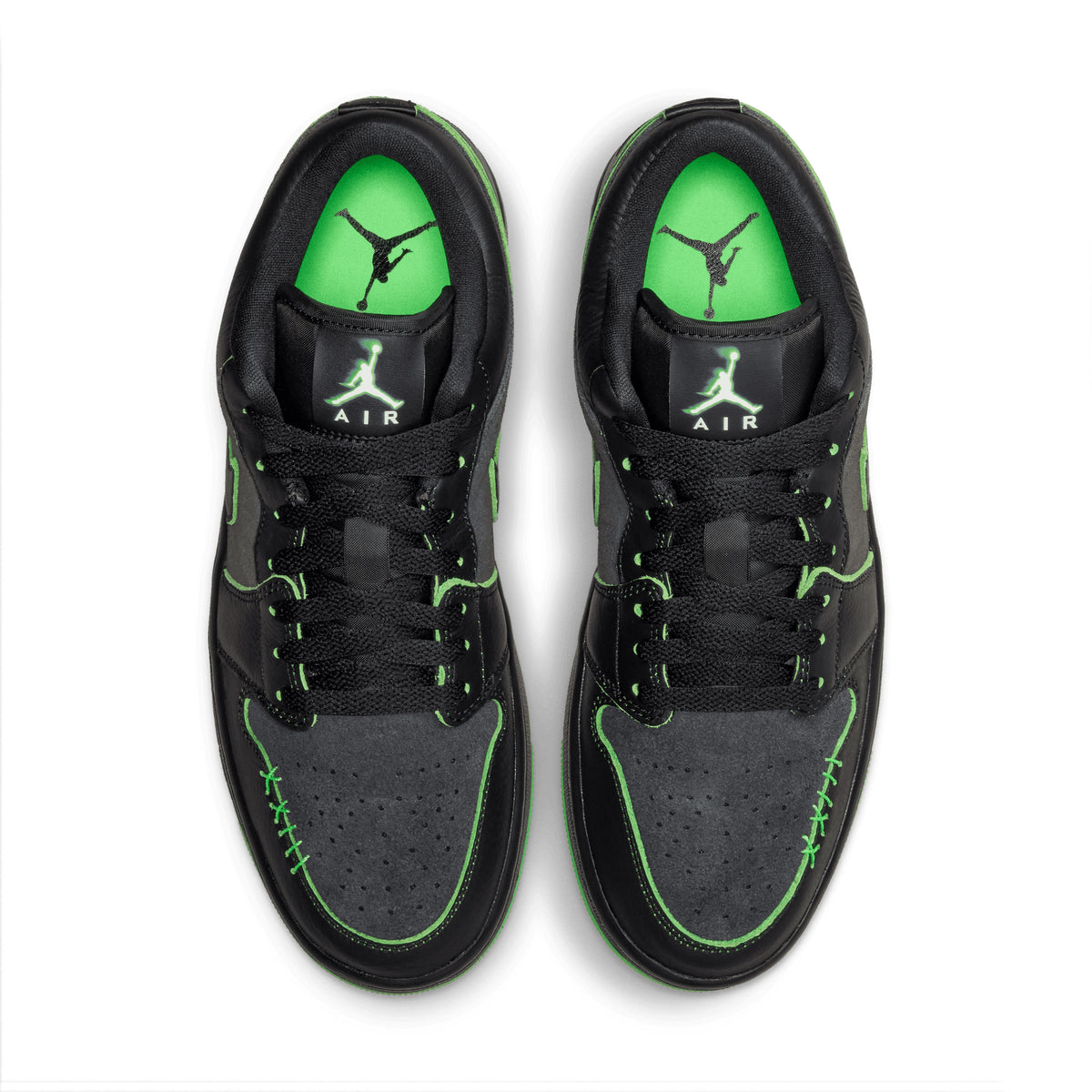 Air Jordan 1 Low SE BLACK/BLACK-SCREAM GREEN IQ5494-001