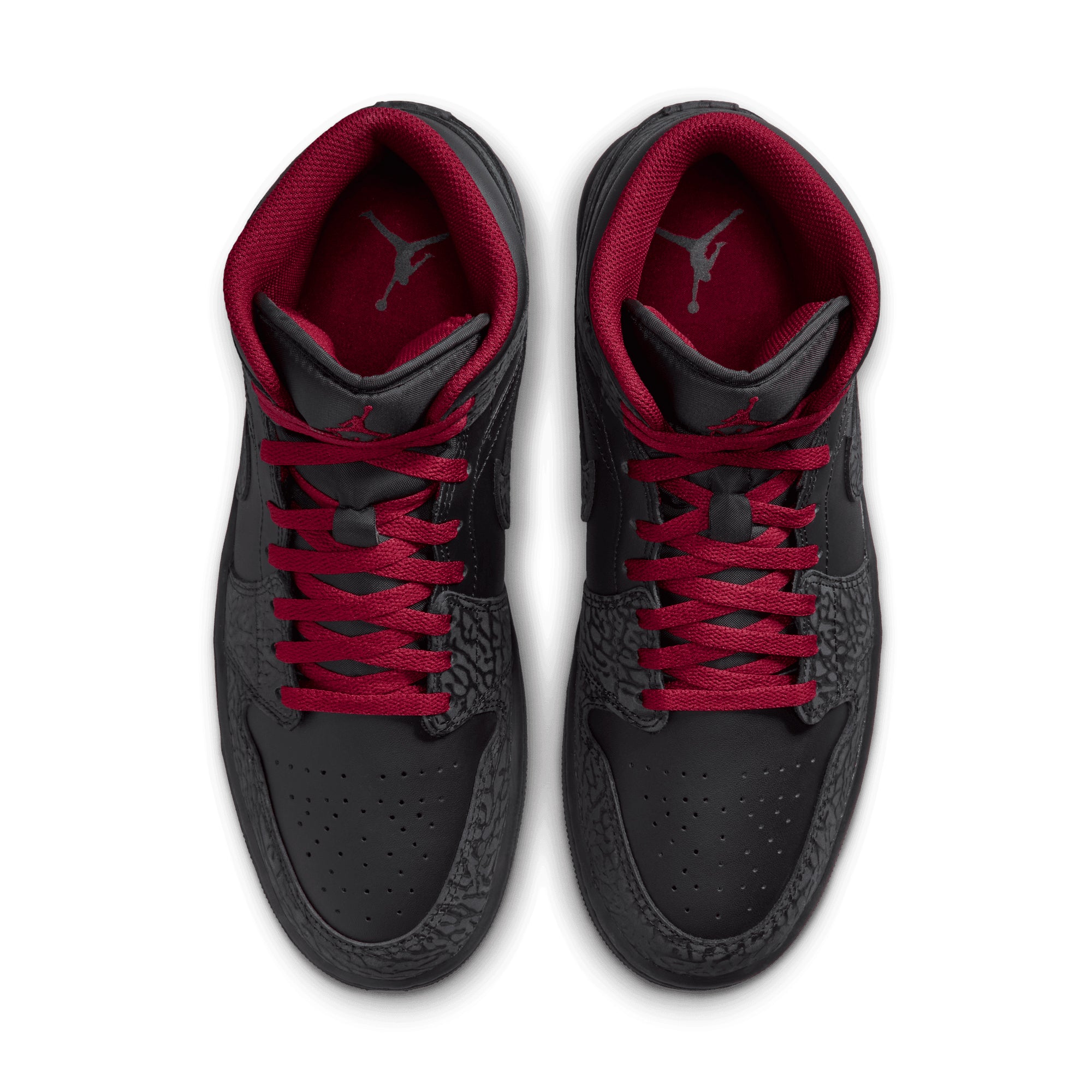 Air Jordan 1 Mid SE BLACK/TOUGH RED-BLACK IX3527-010