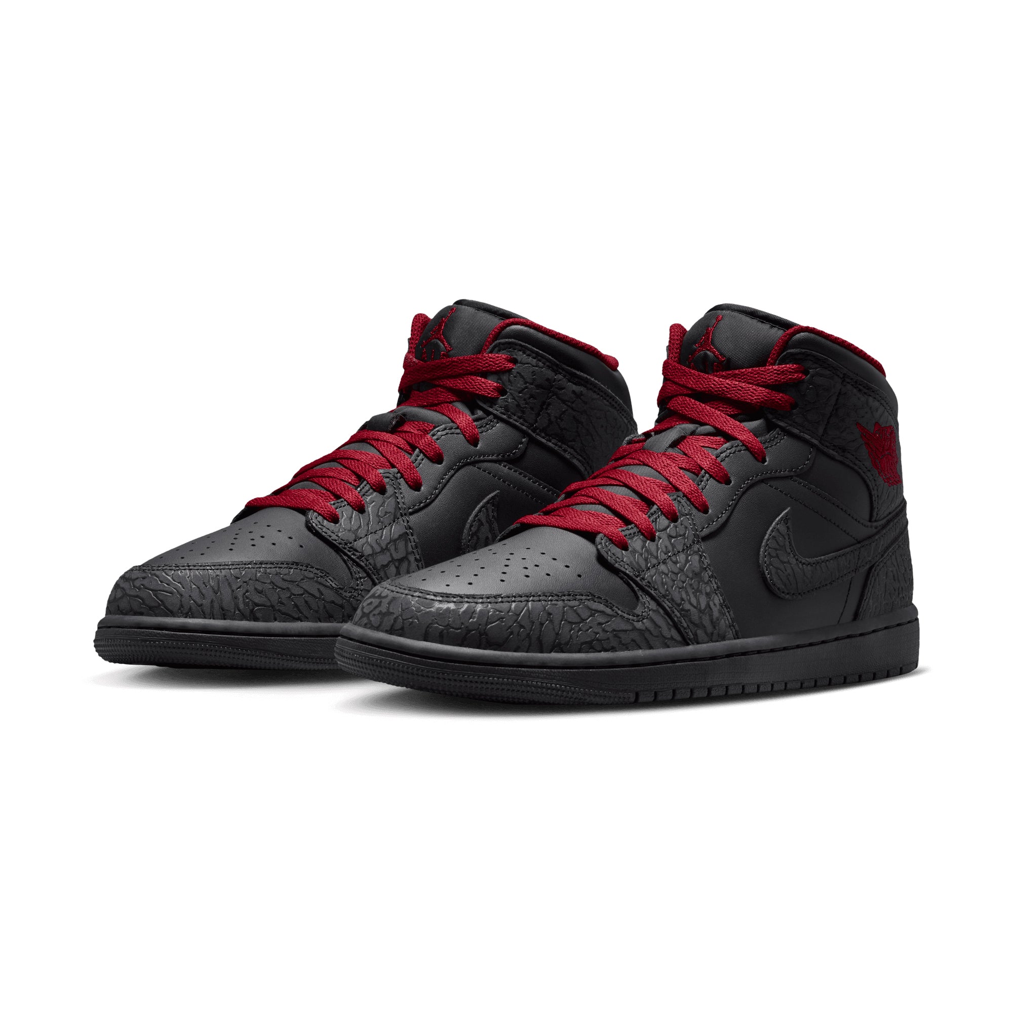Air Jordan 1 Mid SE BLACK/TOUGH RED-BLACK IX3527-010
