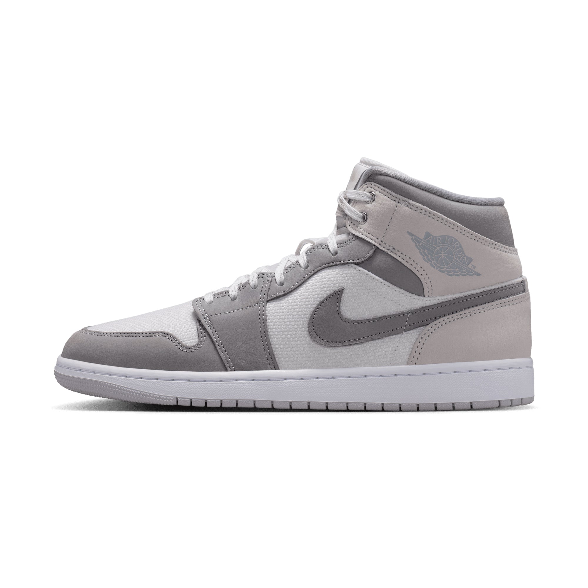 Air Jordan 1 Mid SE SUMMIT WHITE/LT SMOKE GREY-PHANTOM-SAIL IO2050-100