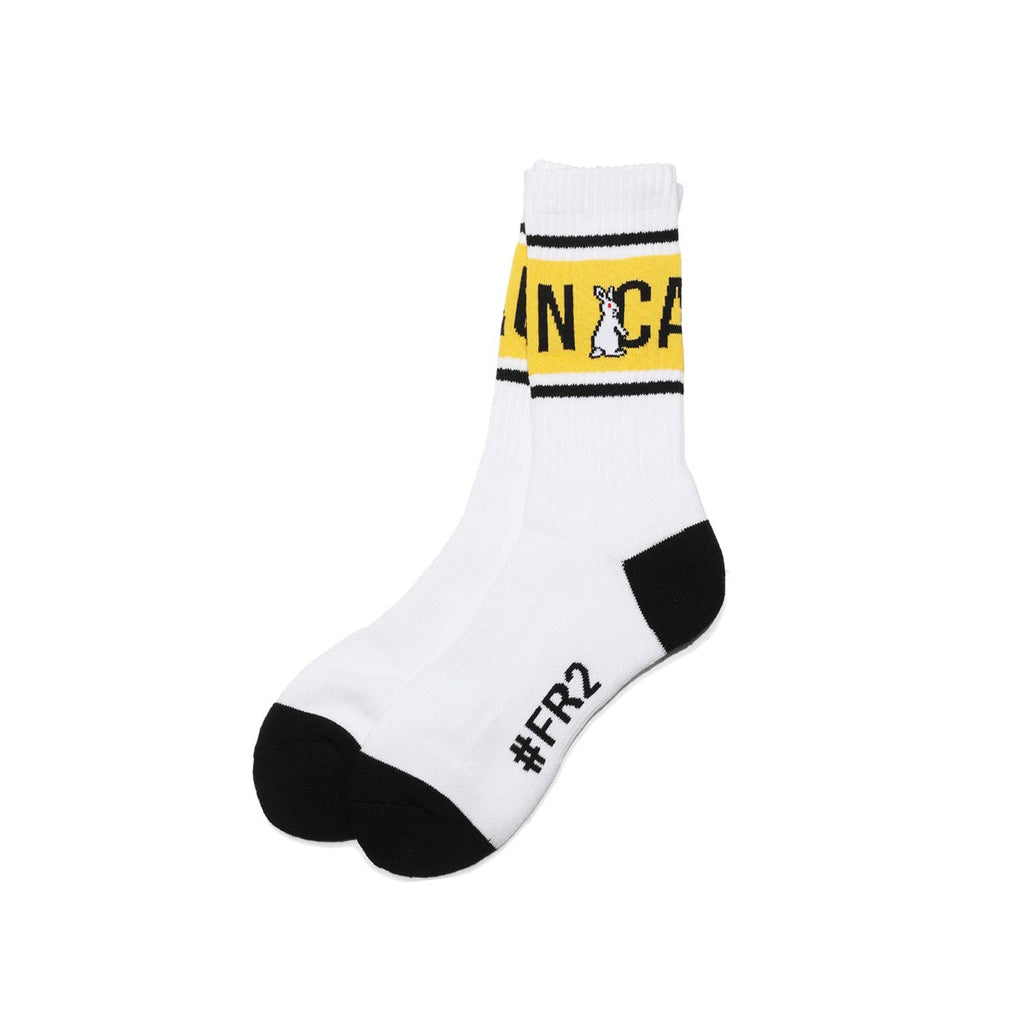 Caution Socks FRA622 White