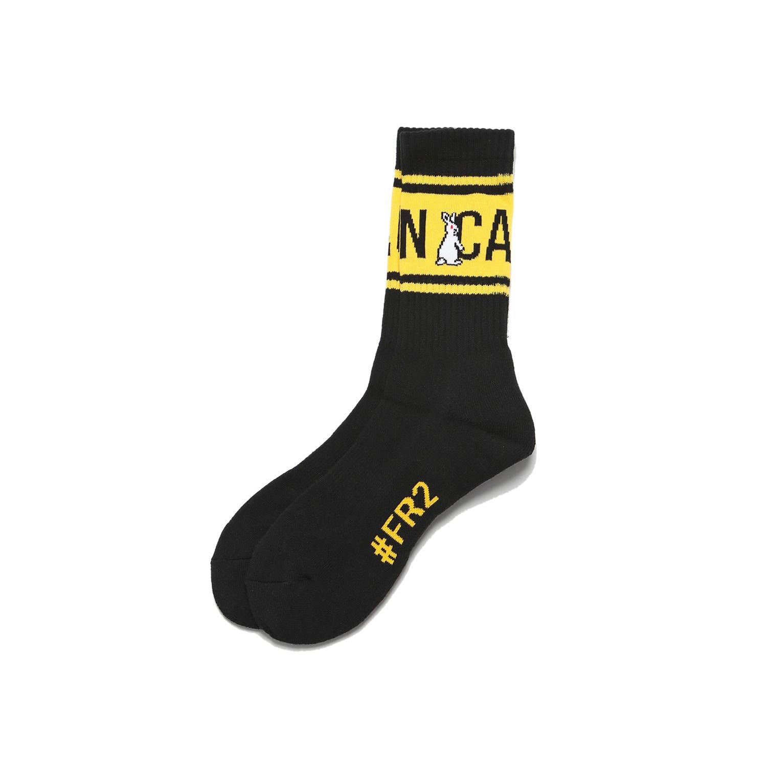 Caution Socks FRA622 Black