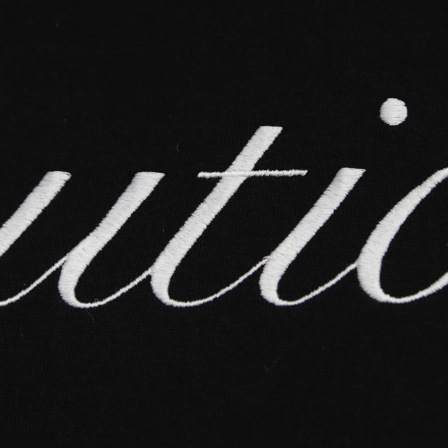 Caution Embroidery Tee FRC2318 Black