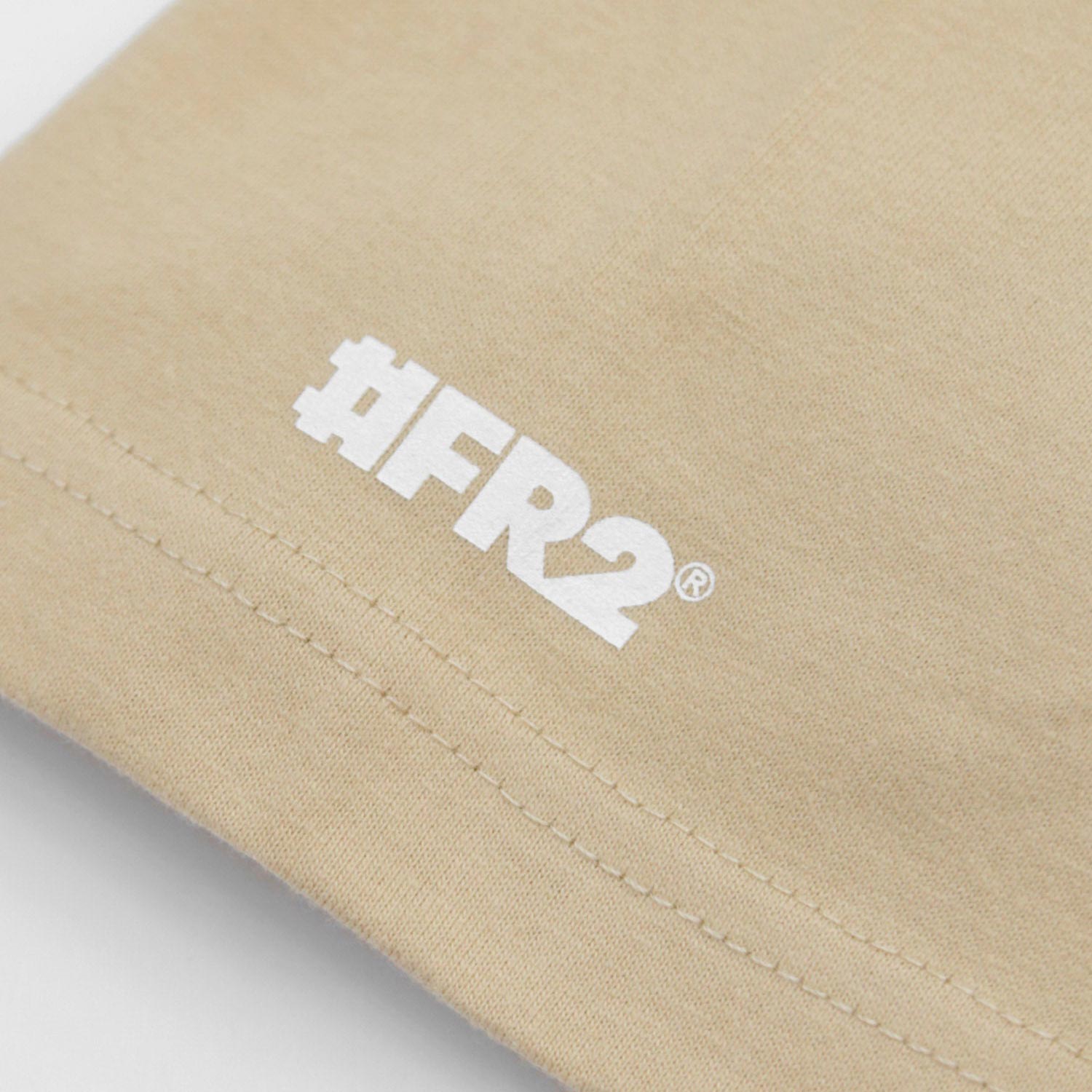 Caution Embroidery Tee FRC2318 Beige