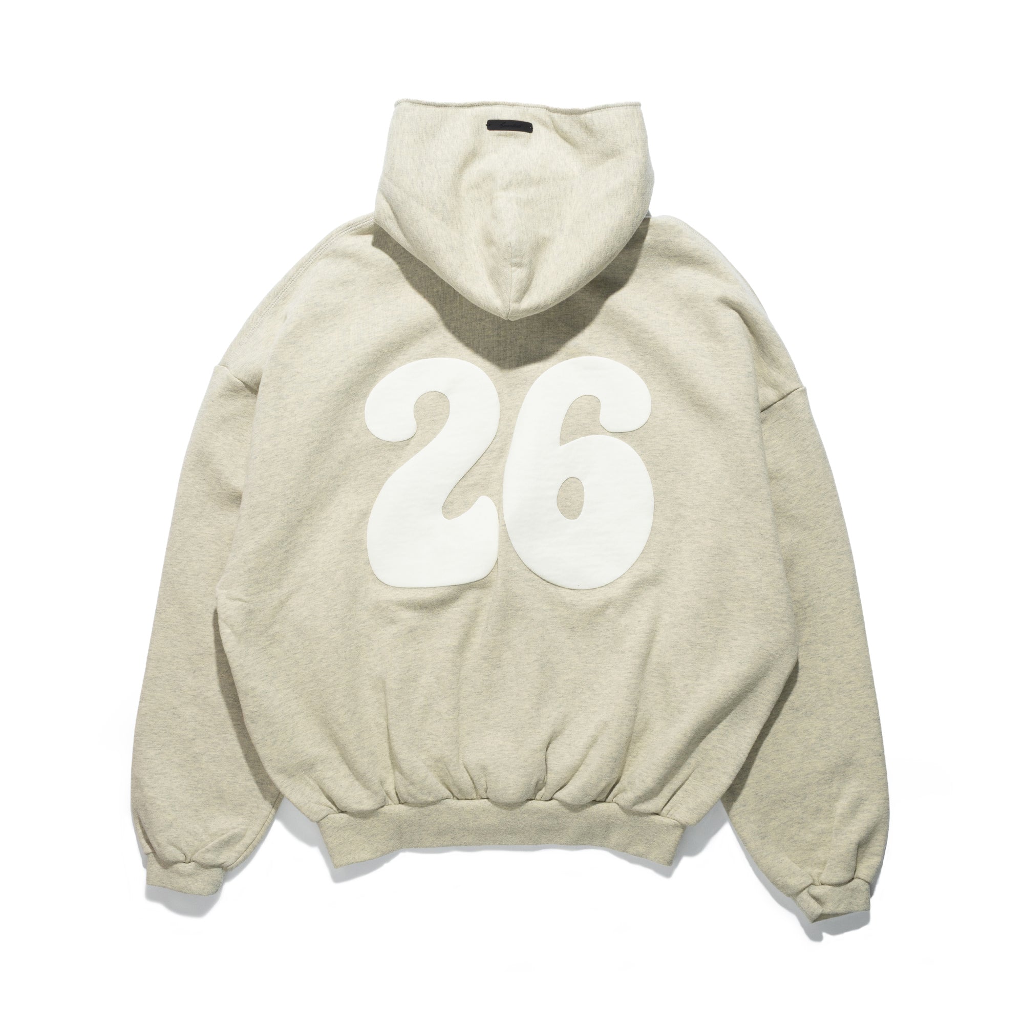 90's Full Zip Up Hoodie Washed Vanilla RW00290-0144