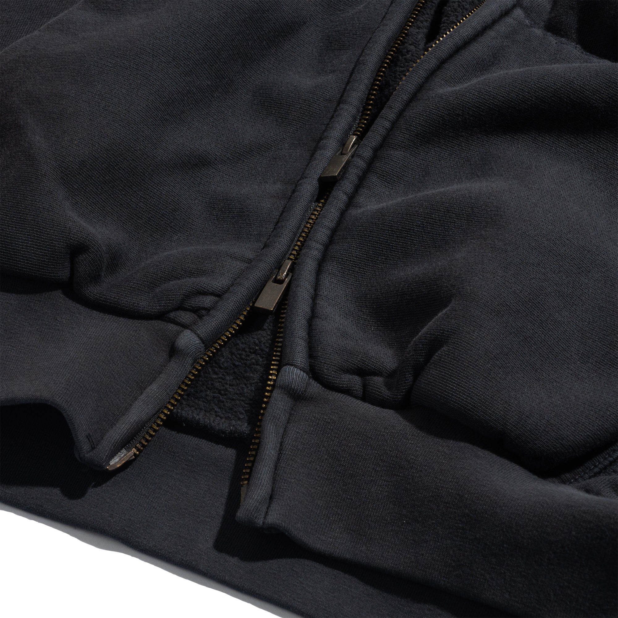 90's Zip Up Hoodie Washed Grey RW00388-0146
