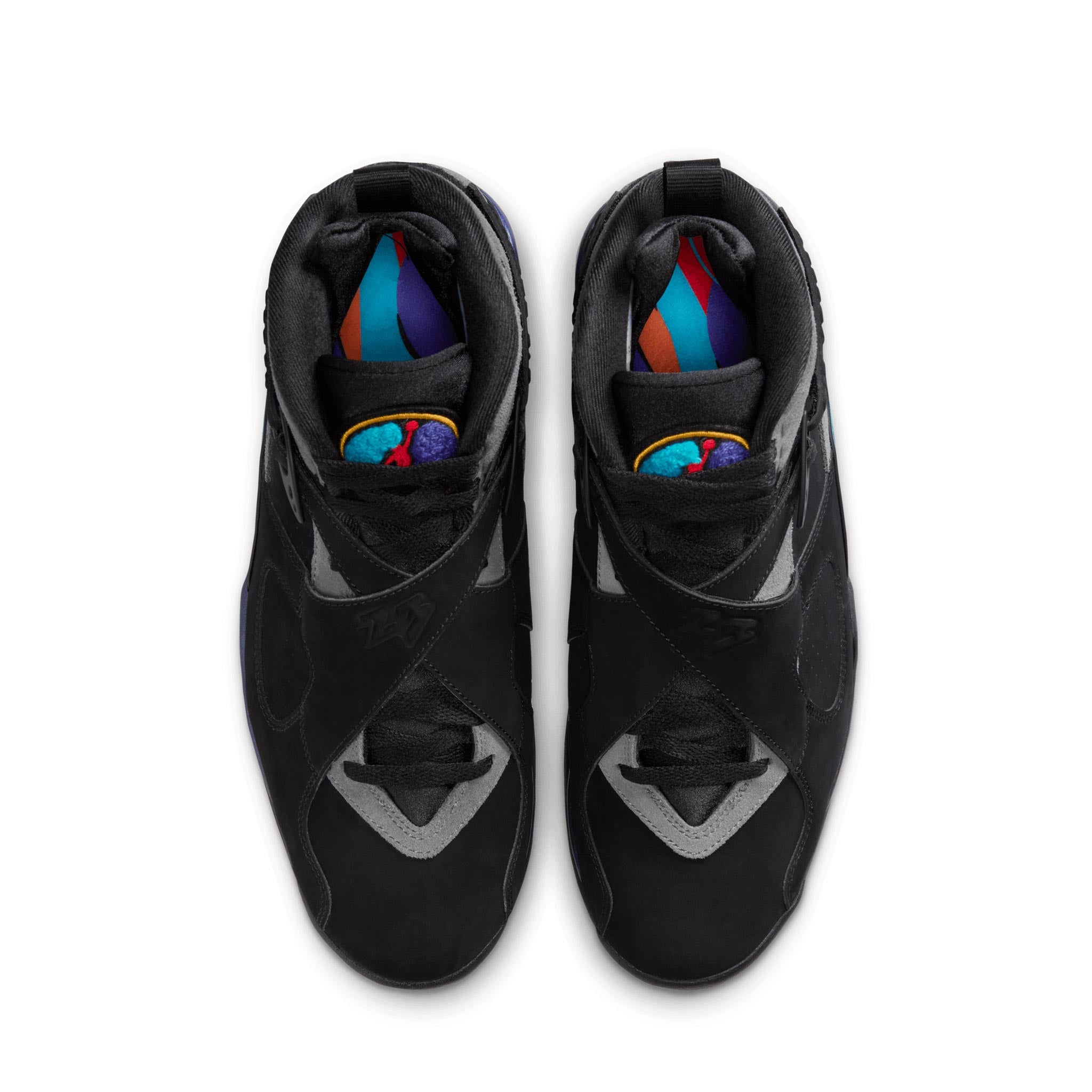 Air Jordan 8 Retro Aqua BLACK/MULTI-COLOR-MULTI-COLOR 305381-006