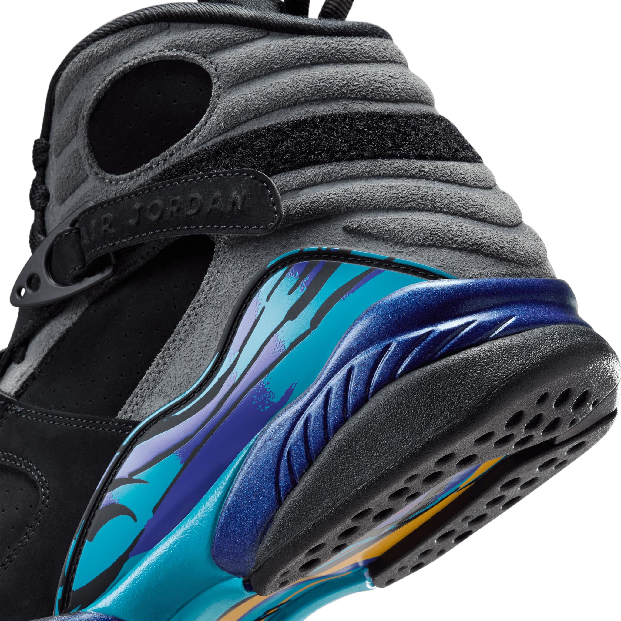 Air Jordan 8 Retro Aqua BLACK/MULTI-COLOR-MULTI-COLOR 305381-006