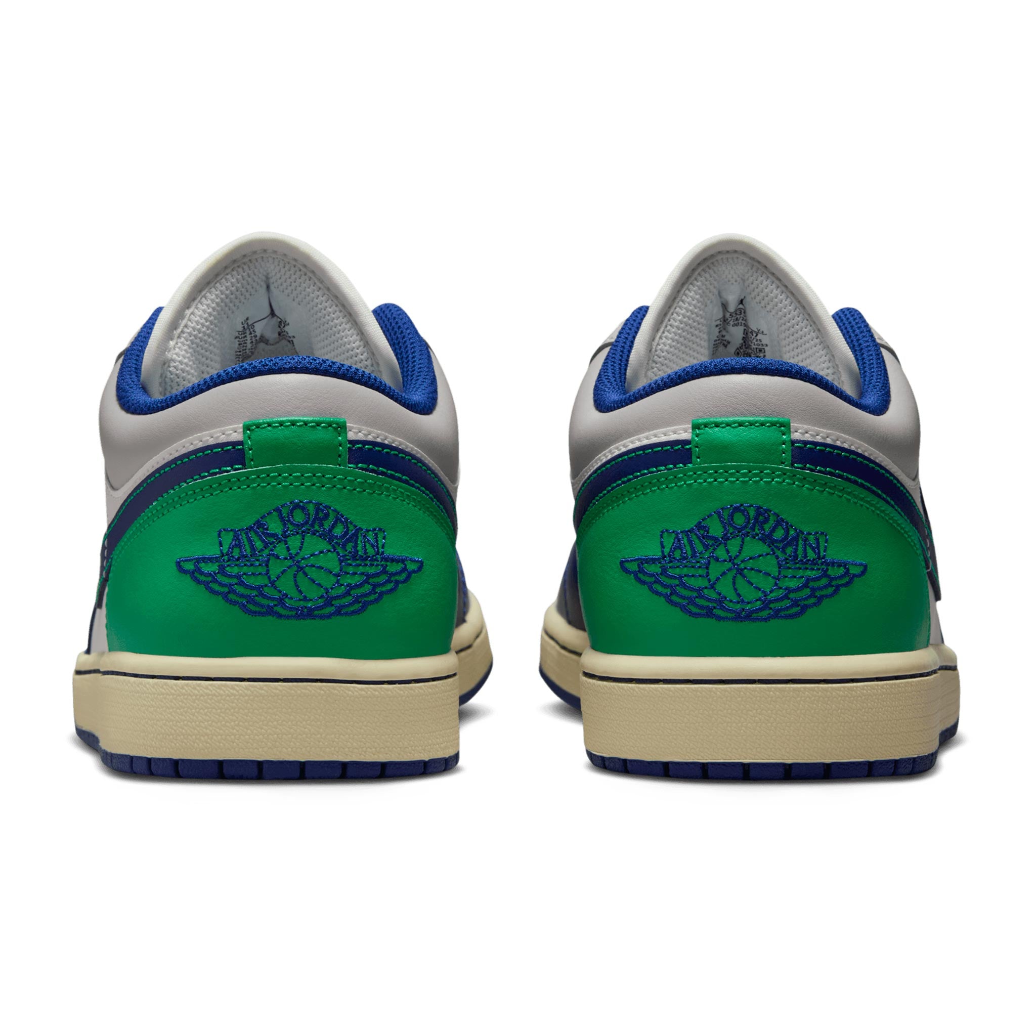Air Jordan 1 Low SAIL/DEEP ROYAL BLUE-STADIUM GREEN 553558-147