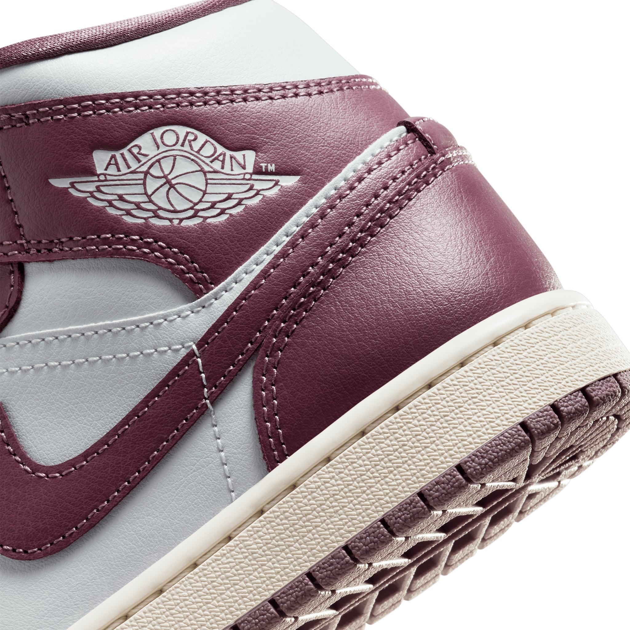 Women Air Jordan 1 Mid BQ6472-050 Pure Platinum