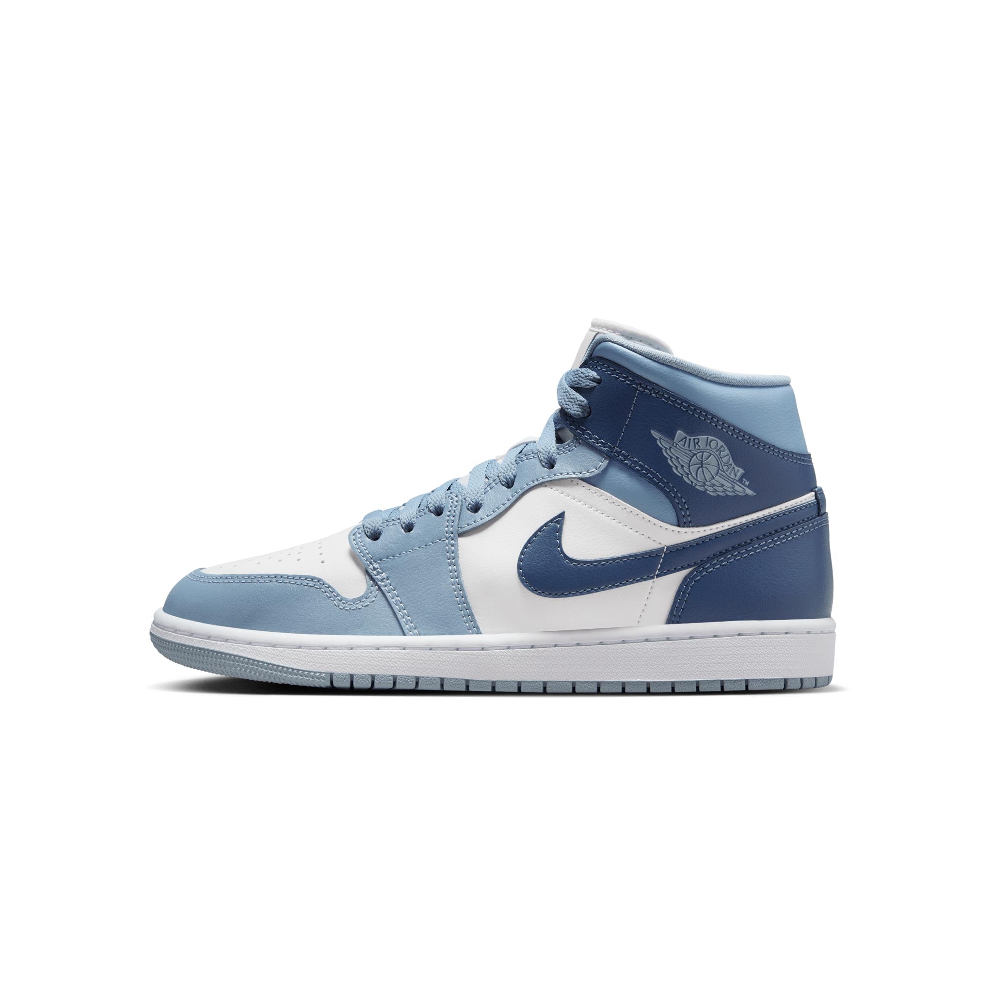 Women s Air Jordan 1 Mid Sail Diffused Blue Blue BQ6472 140 Capsule