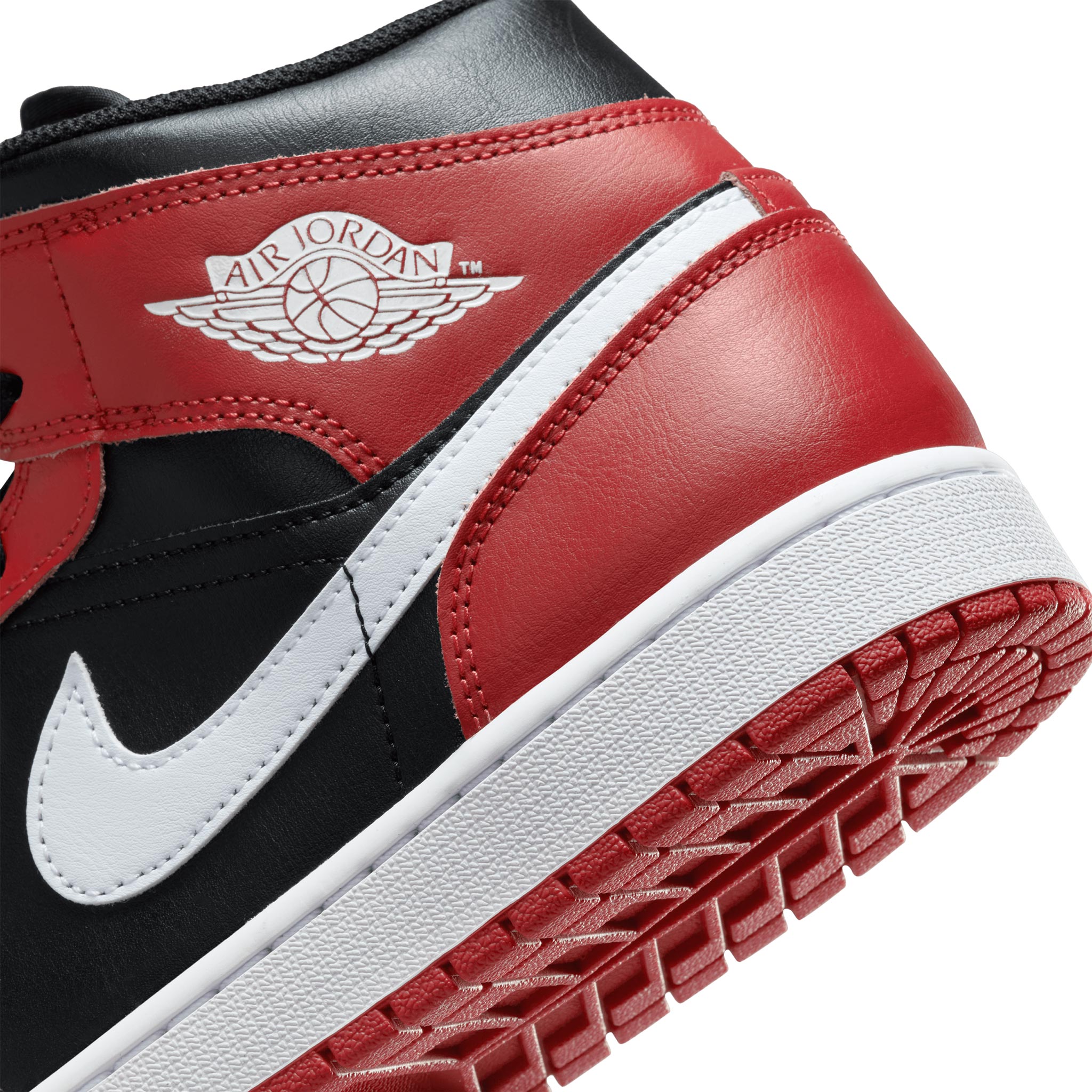 Air Jordan 1 Mid Black White Gym Red DQ8426 061 Capsule