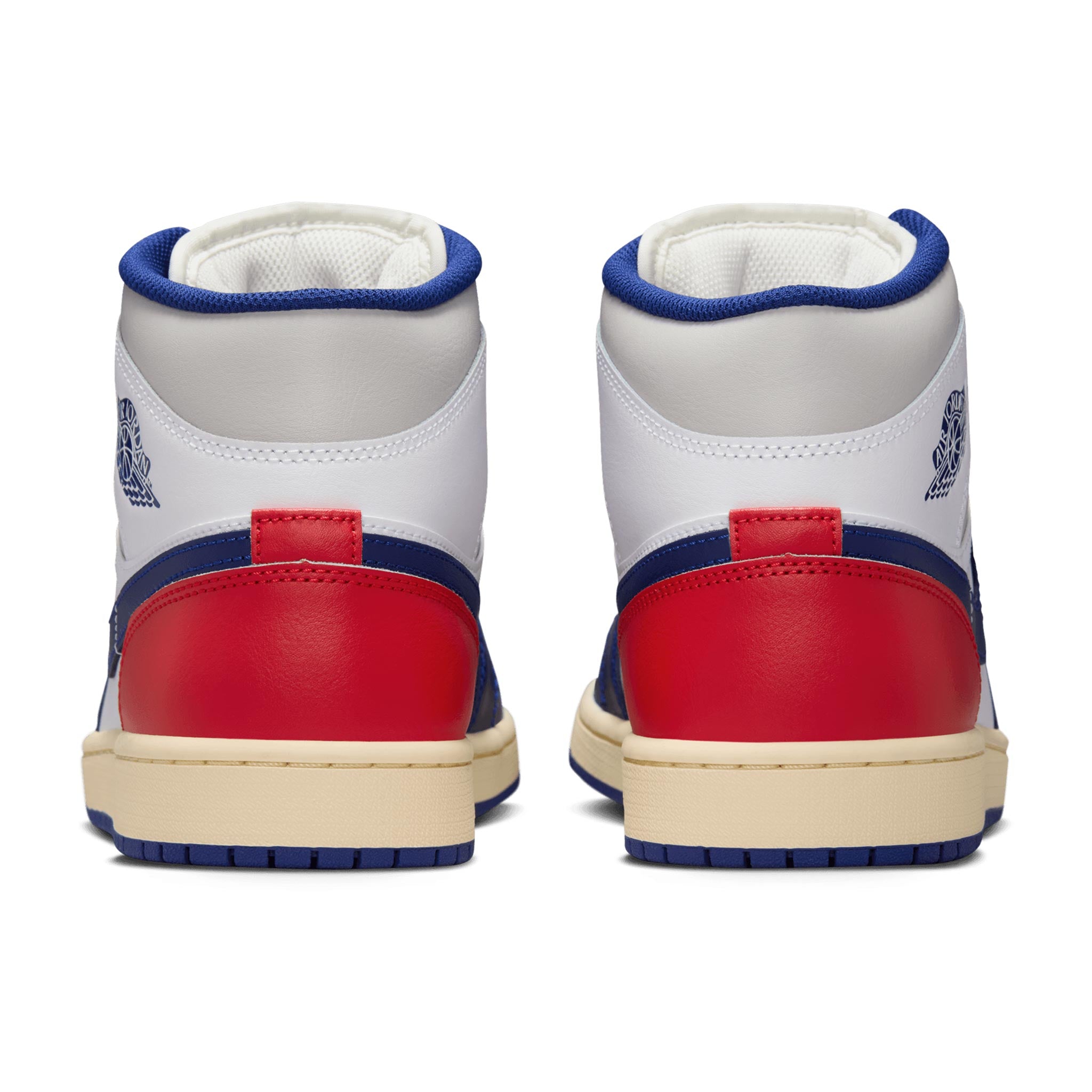 Air Jordan 1 Mid WHITE/DEEP ROYAL BLUE-UNIVERSITY RED DQ8426-102