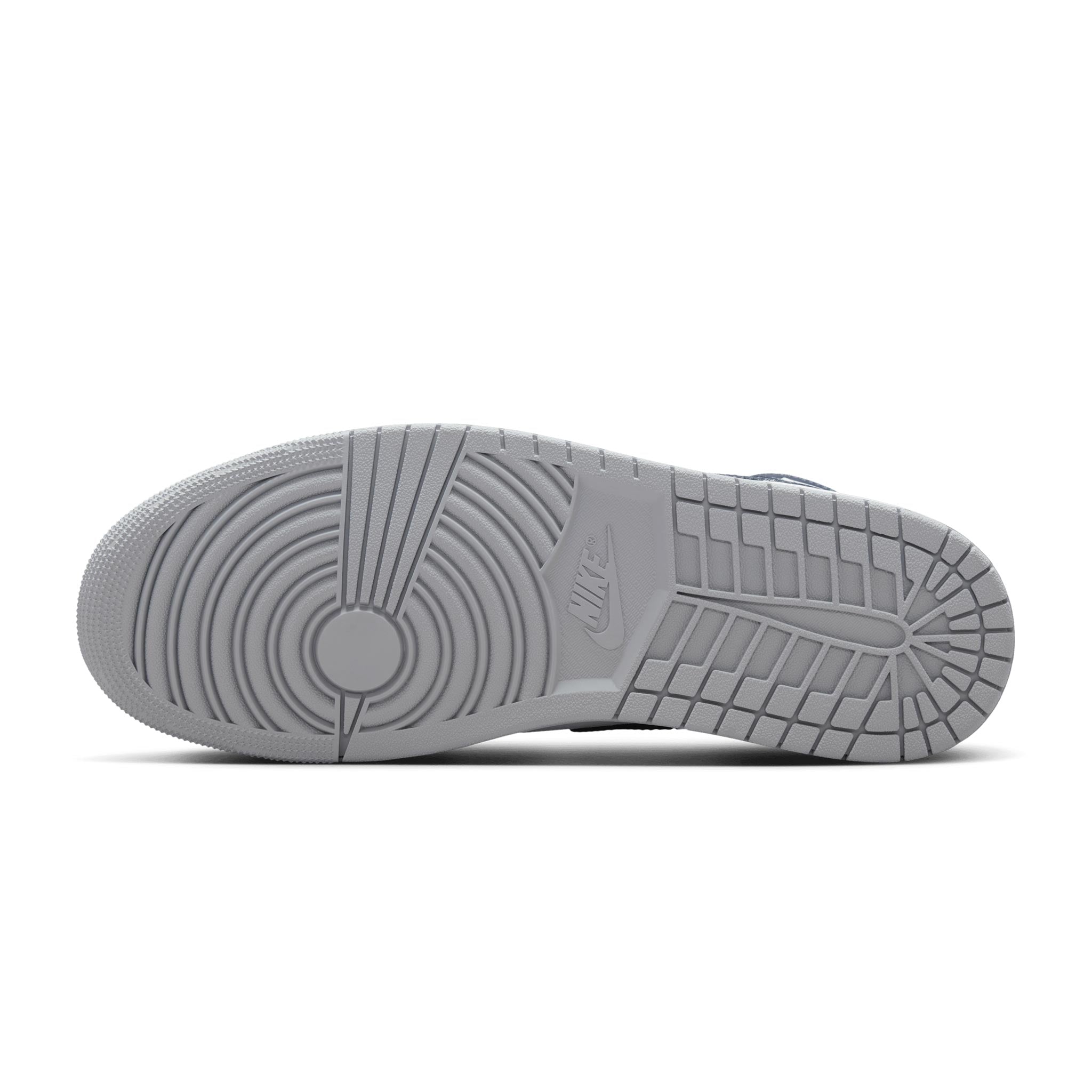 Grey jordans with colorful bottom online