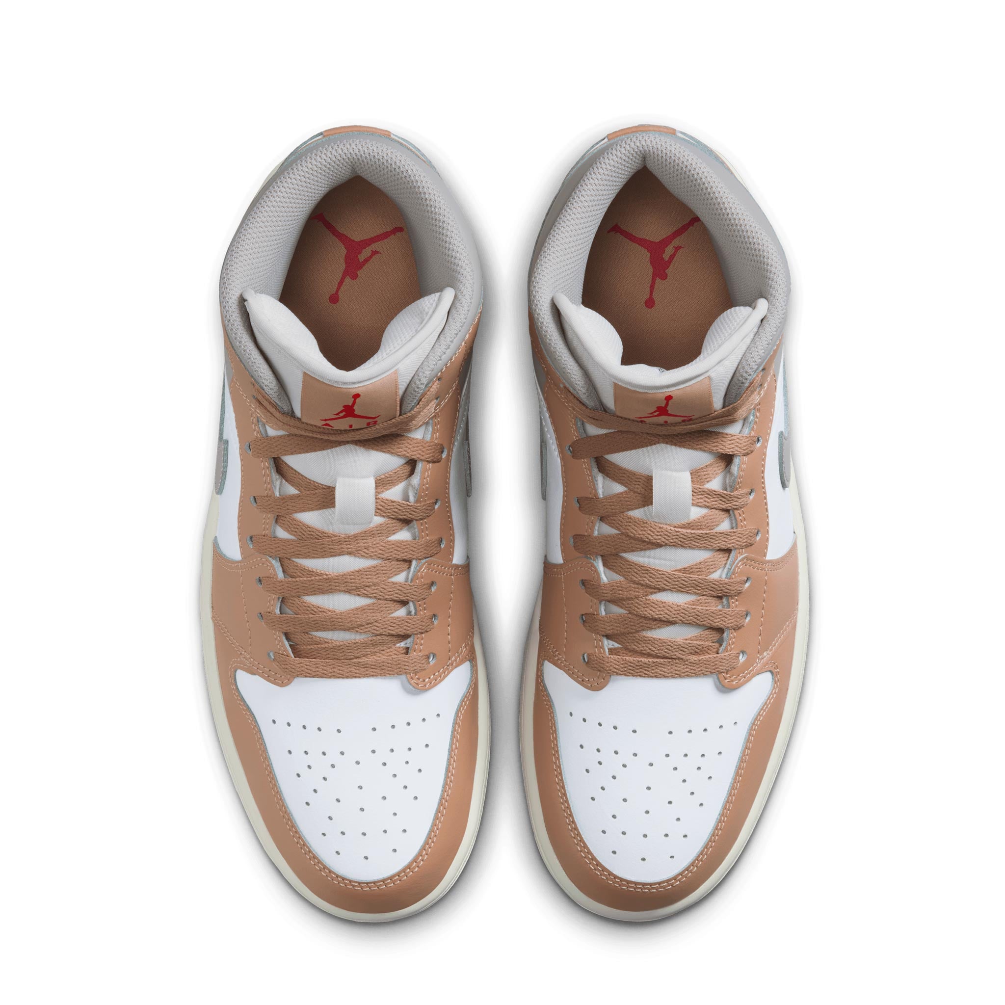 【NIKE】◆Air Jordan 1 Mid Hemp◆DQ8426-200◆ Air Jordan 1 Mid HEMP/FIRE RED-WHITE-COLLEGE GREY DQ8426-200