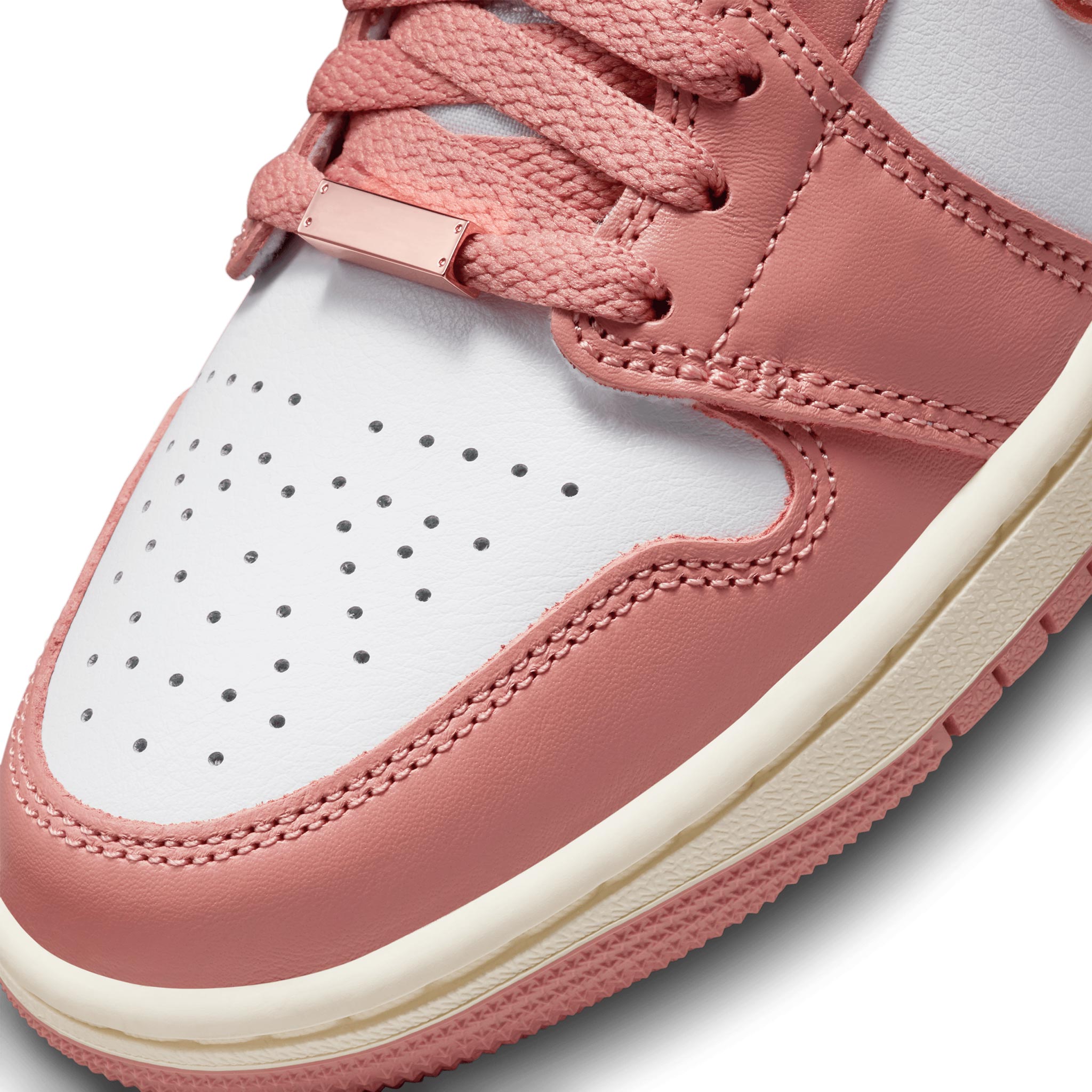 Women Air Jordan 1 Mid SE FB9892 670 Red Stardust Capsule