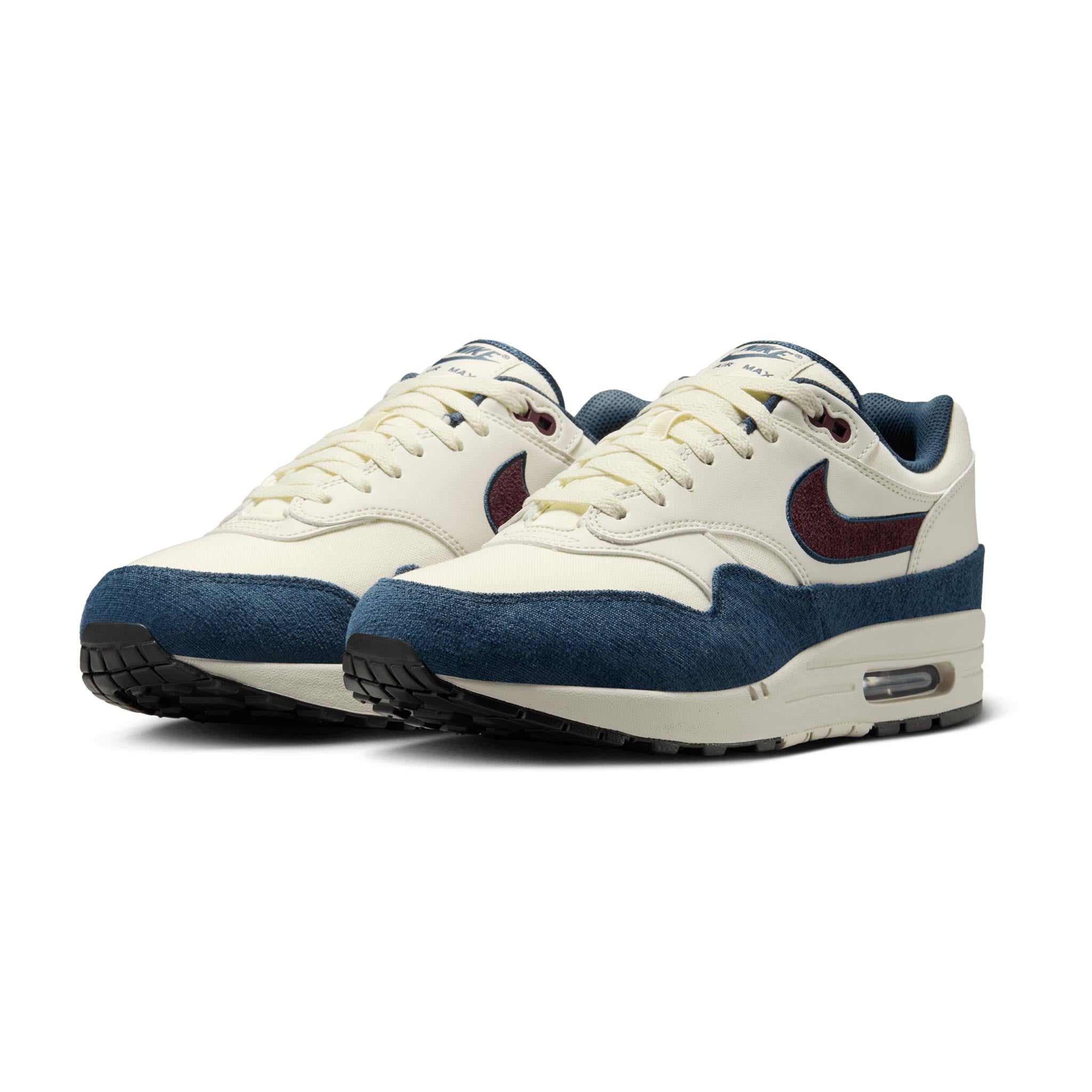 Nike Air Max 1 Coconut Milk Burgundy Crush Armory Navy FN6952 103 Capsule