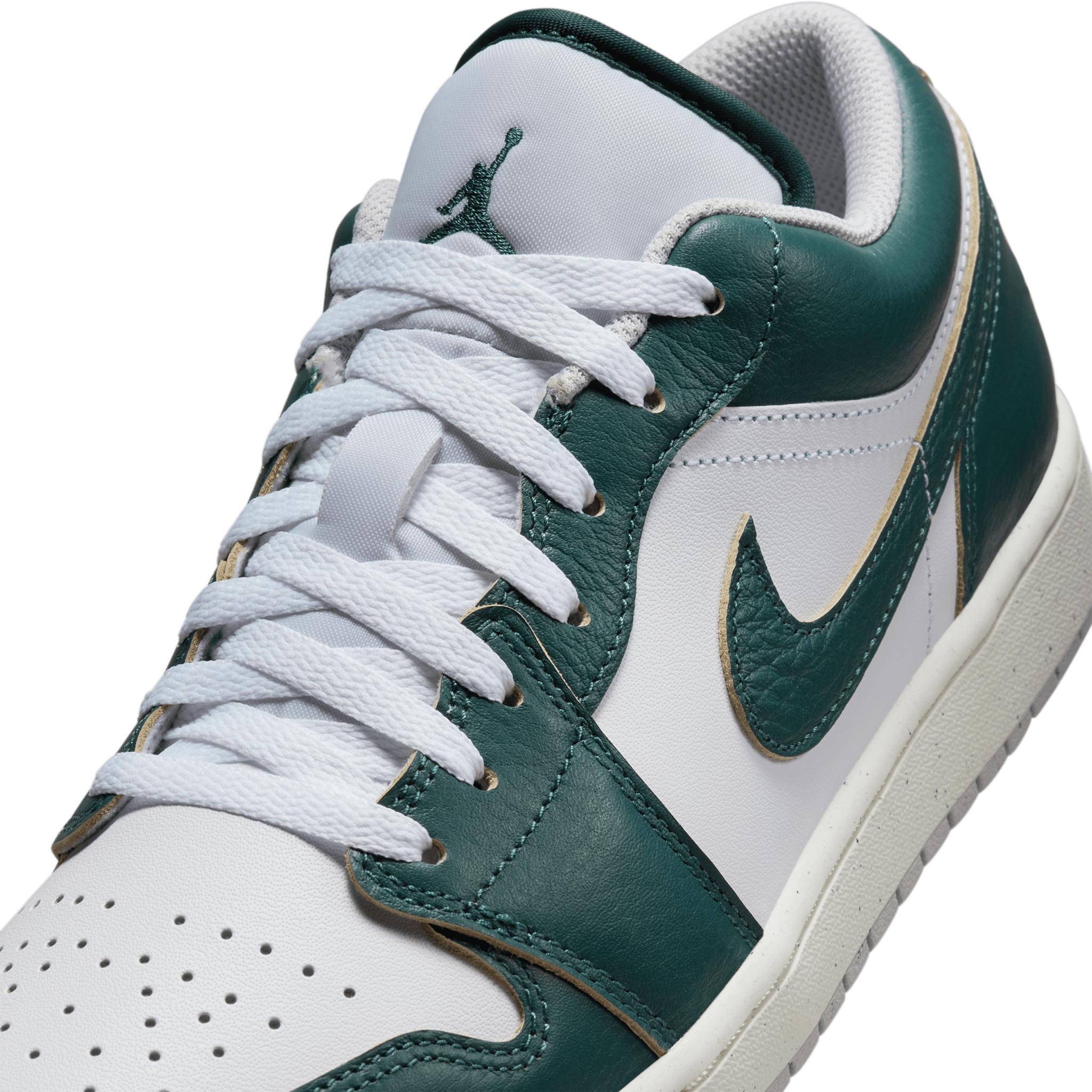Green and white jordan 1s on sale