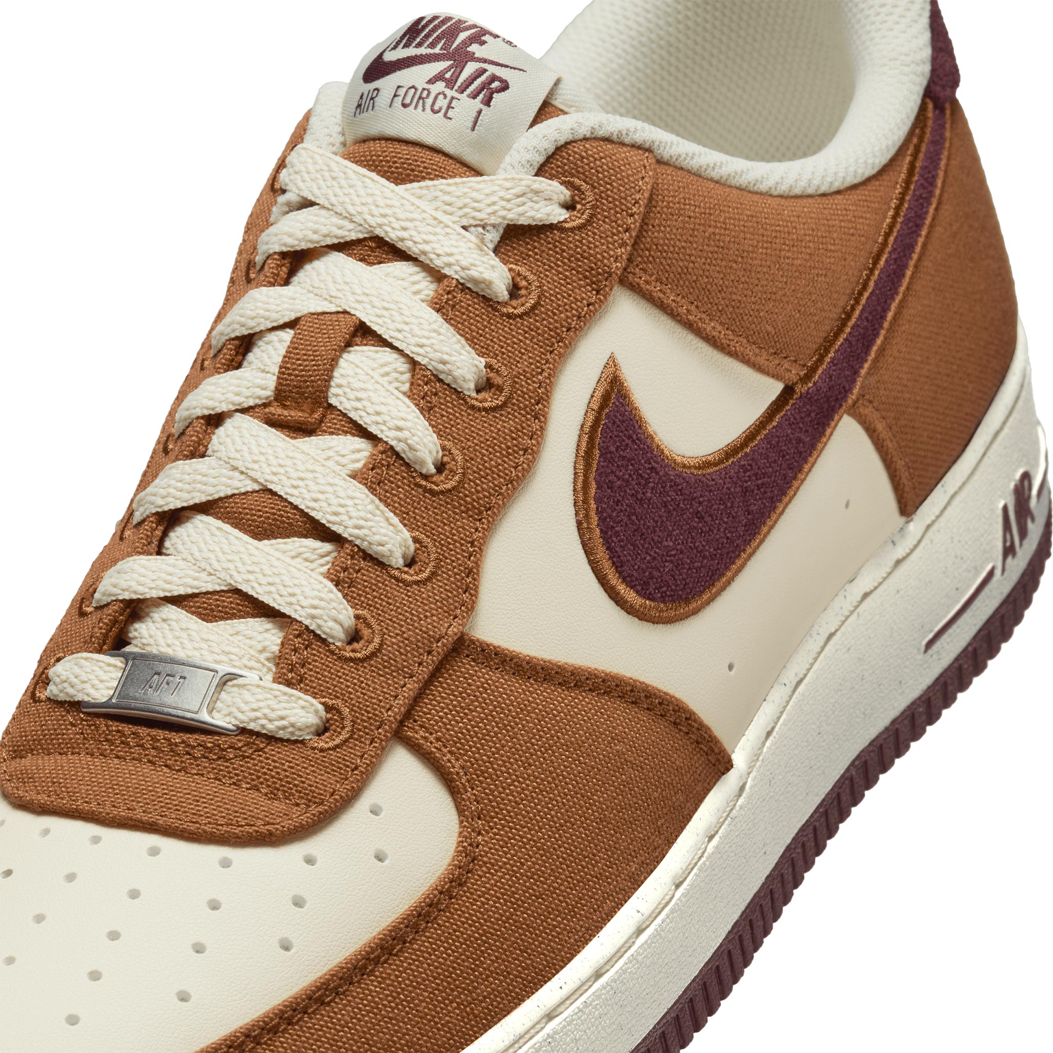 Air Force 1 07 LV8 LT British Tan Burgundy Brush FQ8713 200 Capsule
