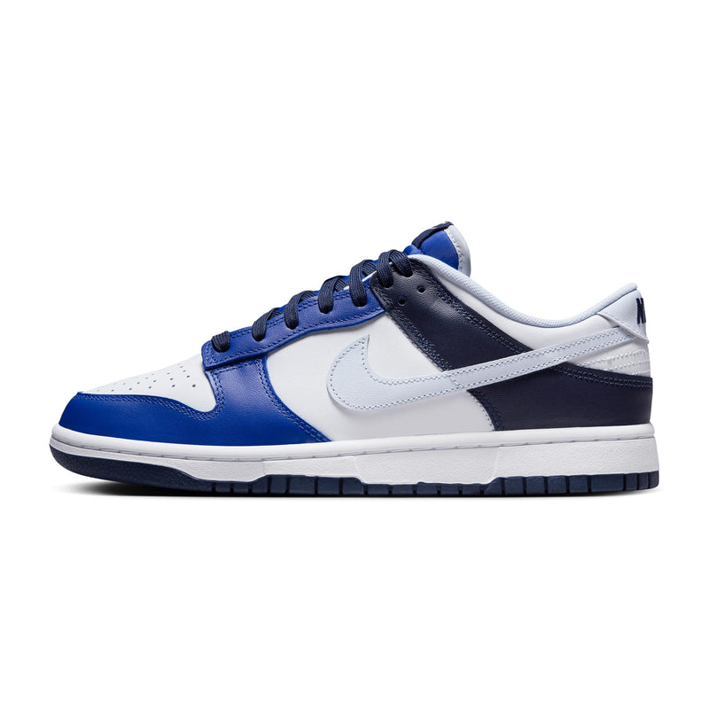 Nike dunk low blue hot sale white