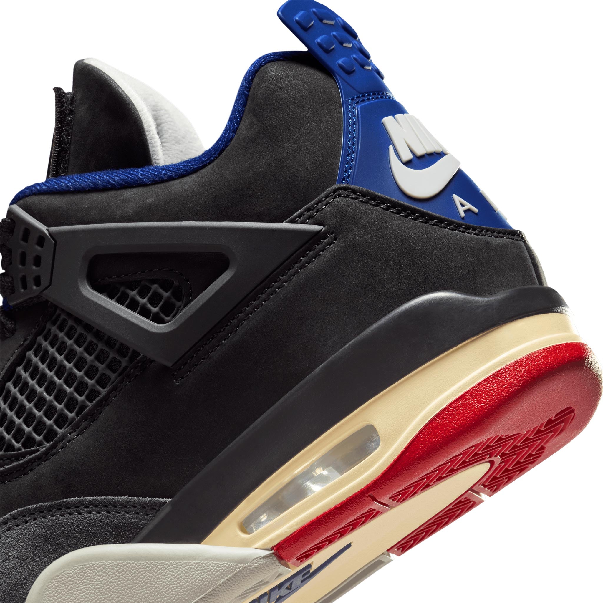 Air Jordan 4 Retro BLACK/FIRE RED-DEEP ROYAL BLUE FV5029-003