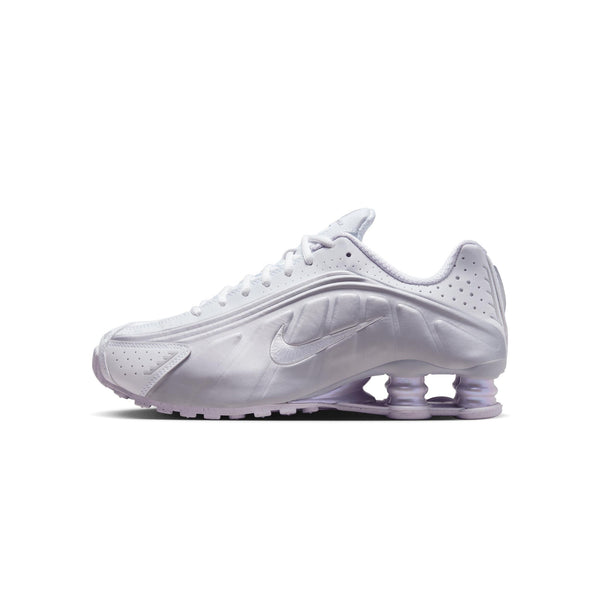Women s Nike Shox R4 White Barely Grape HF5076 100 Capsule
