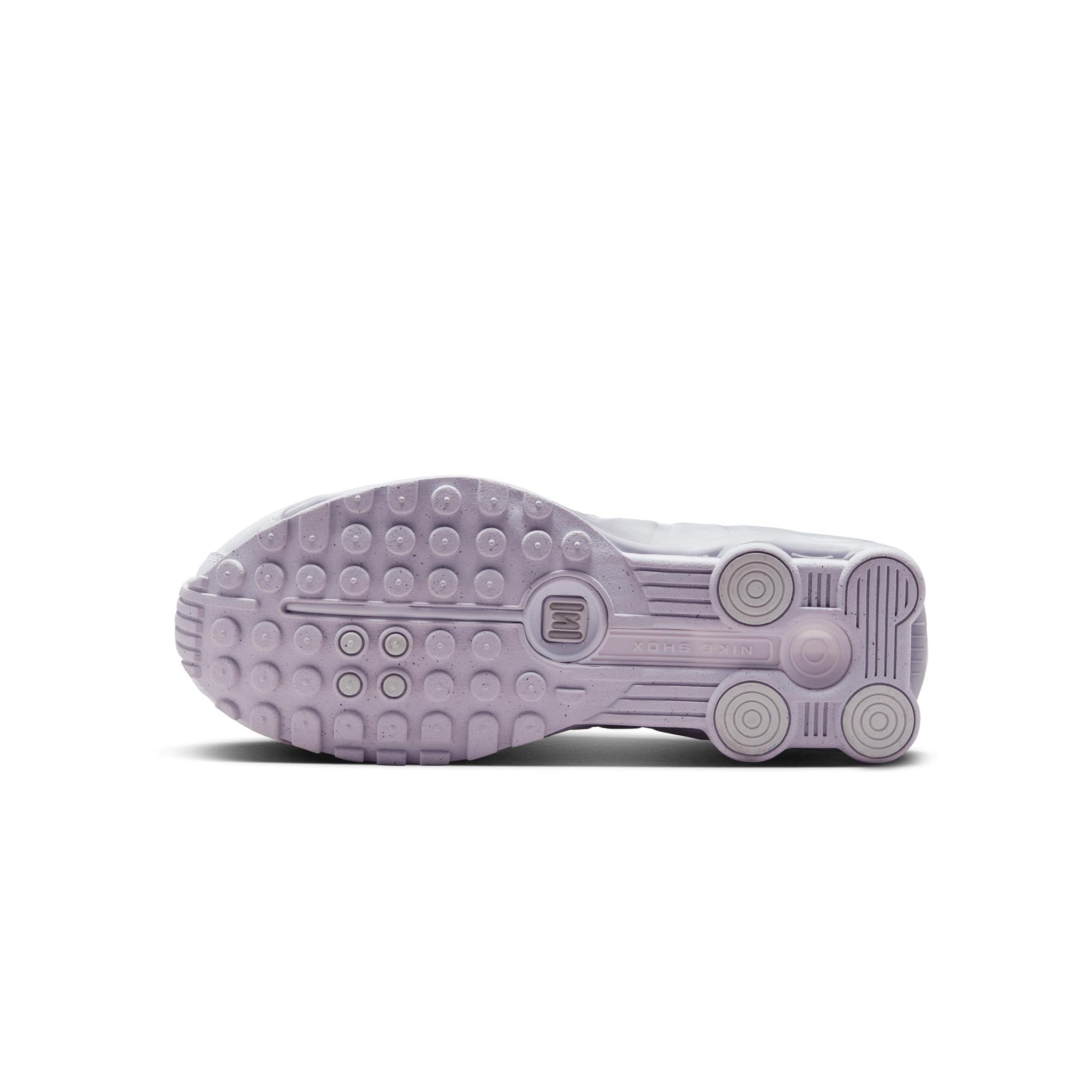 Purple and white nike shox sale