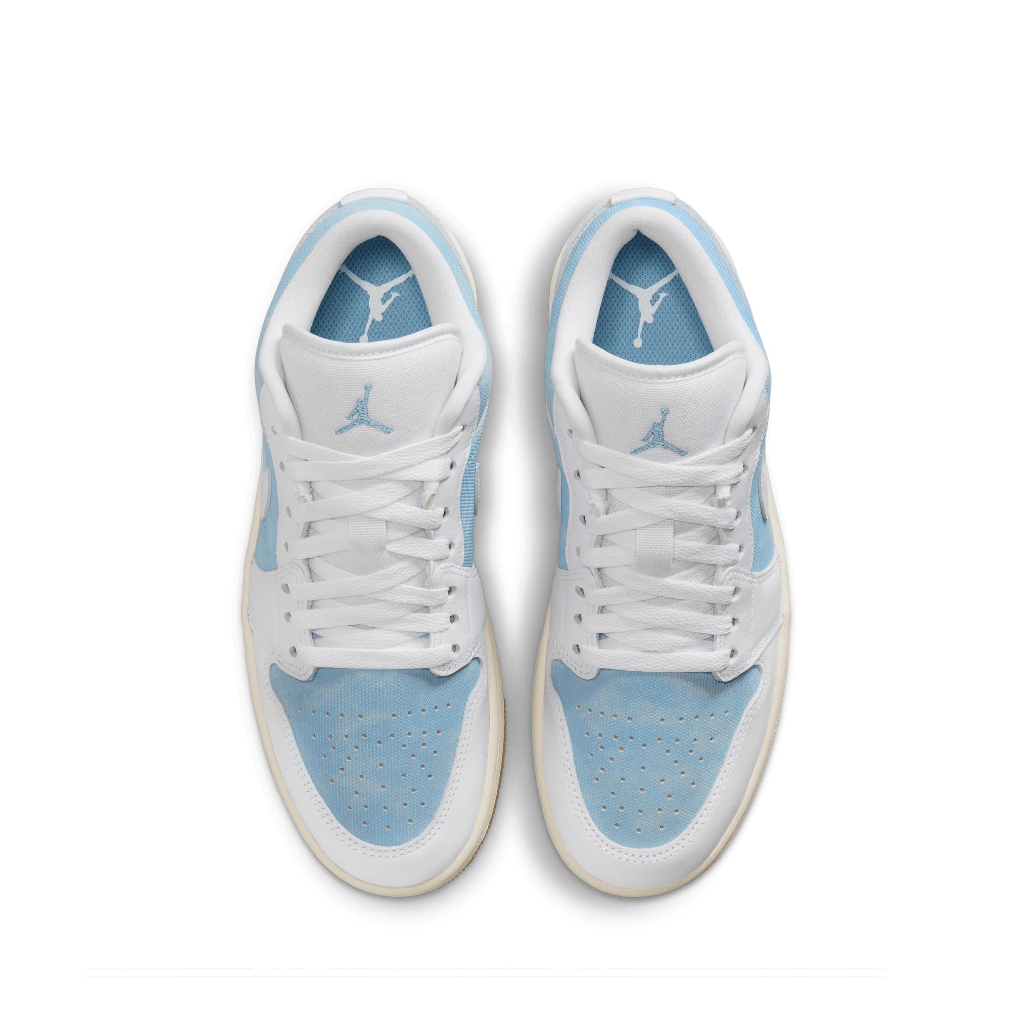 Women's Air Jordan 1 Low SE WORN BLUE/WHITE-GUM LIGHT BROWN-SAIL HQ2004-400