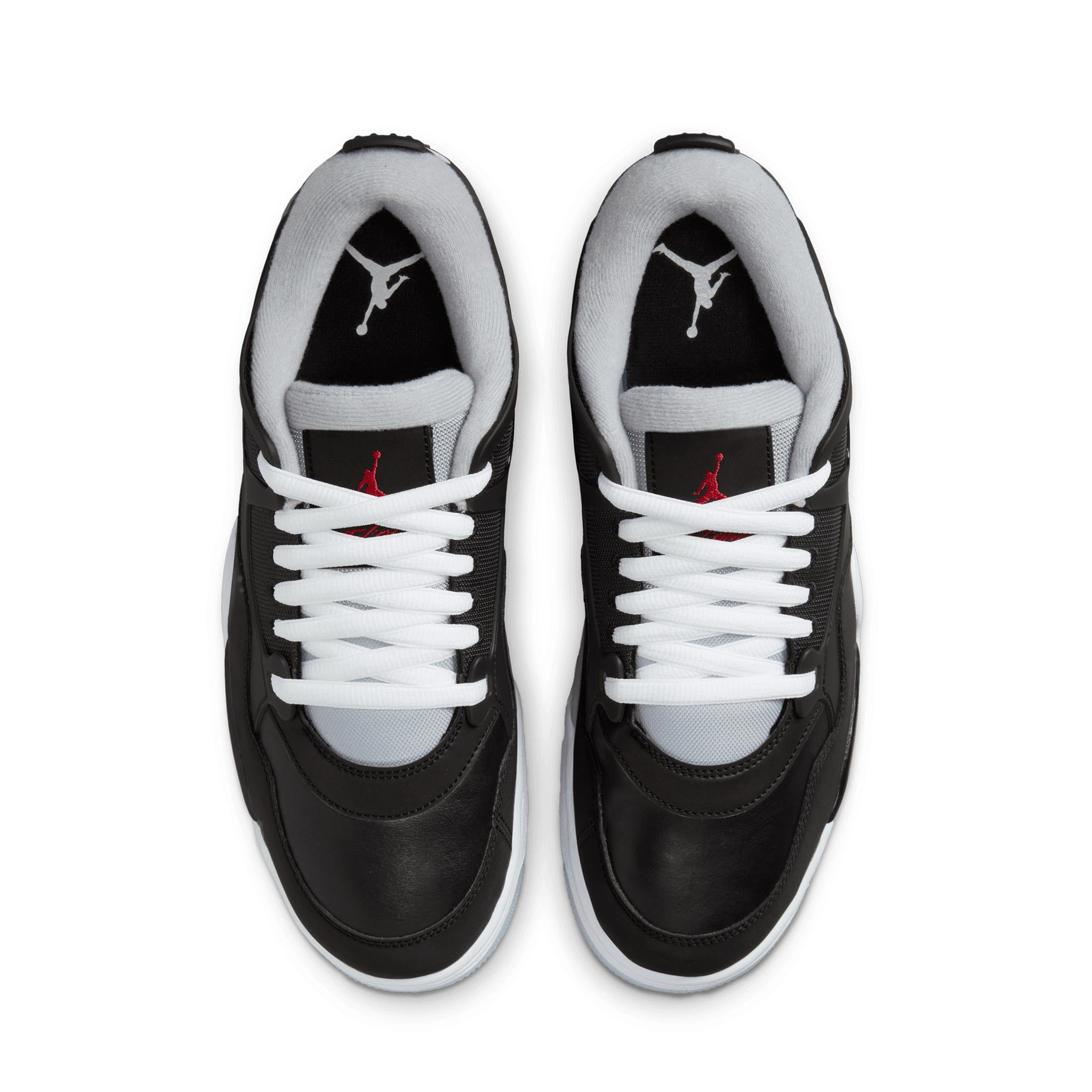 Air Jordan 4 RM PRM Black/Fire Red-Wolf Grey-White HV5184-010