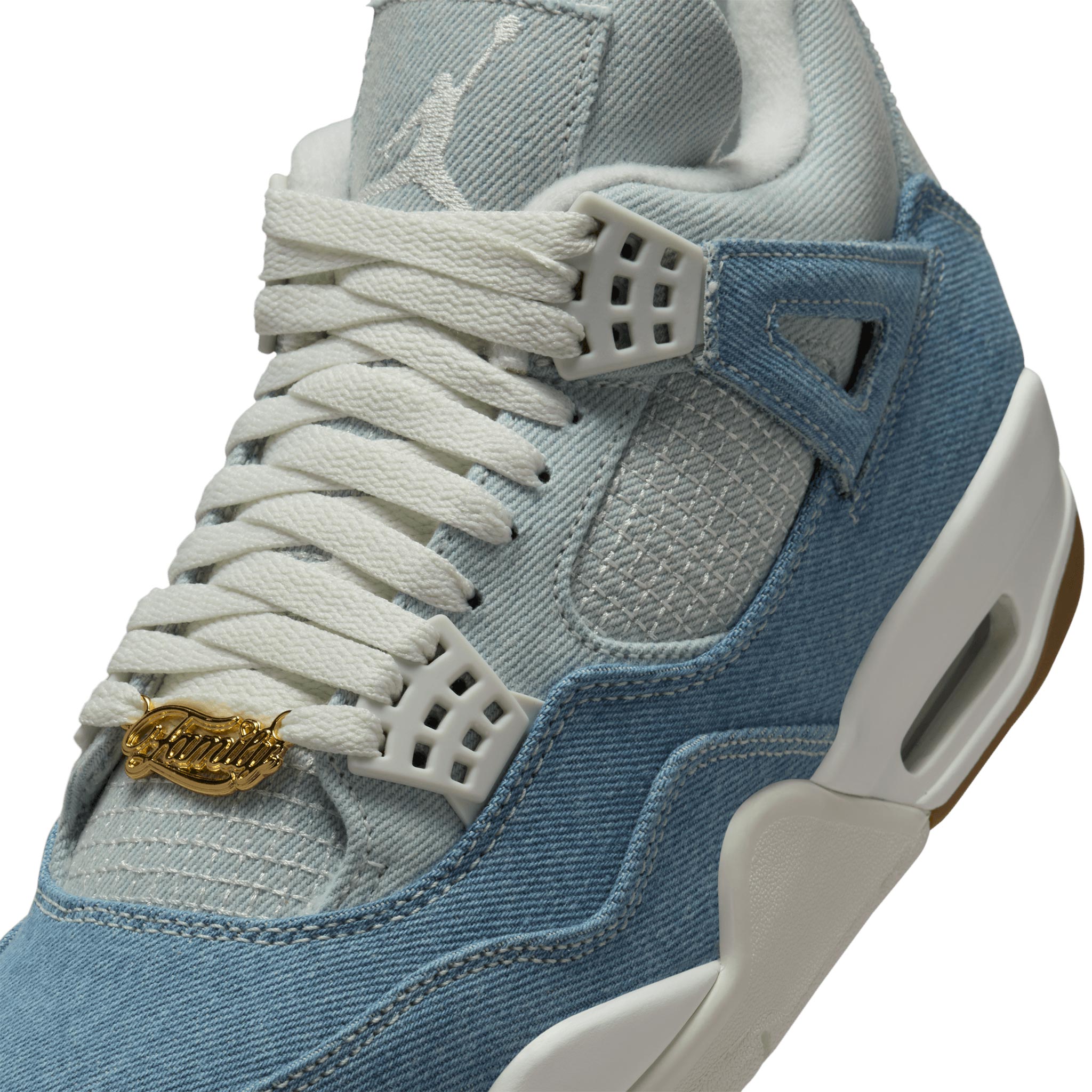 Women's Air Jordan 4 Retro Worn Blue SAIL/SAIL-GUM LIGHT BROWN IB6716-100