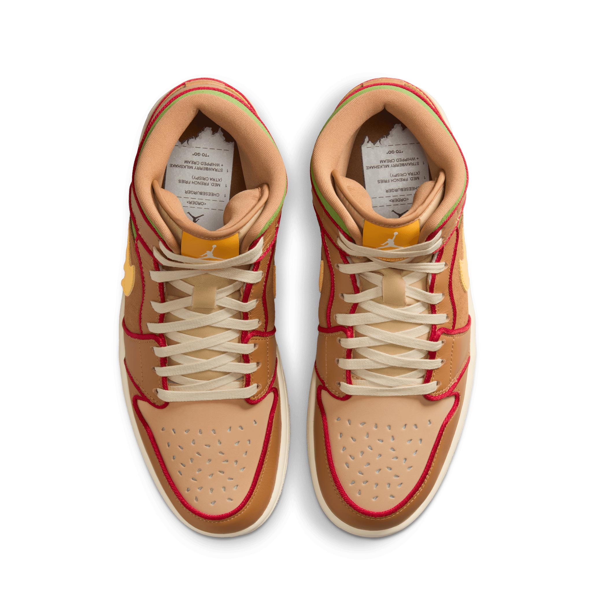 sesame mid jordan 1