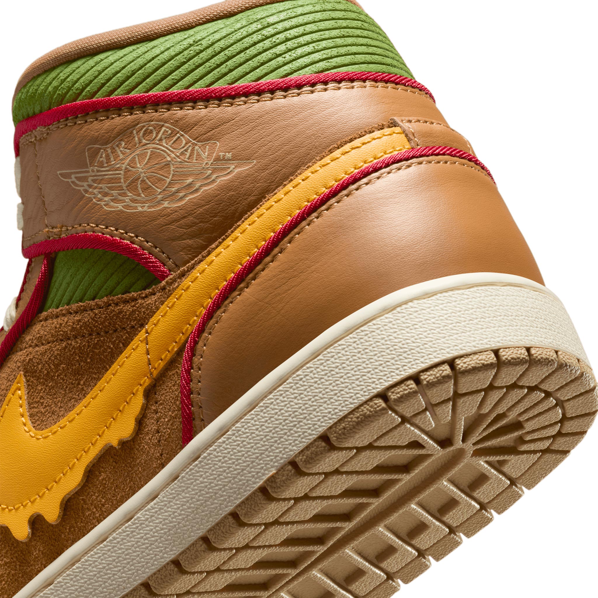 sesame mid jordan 1