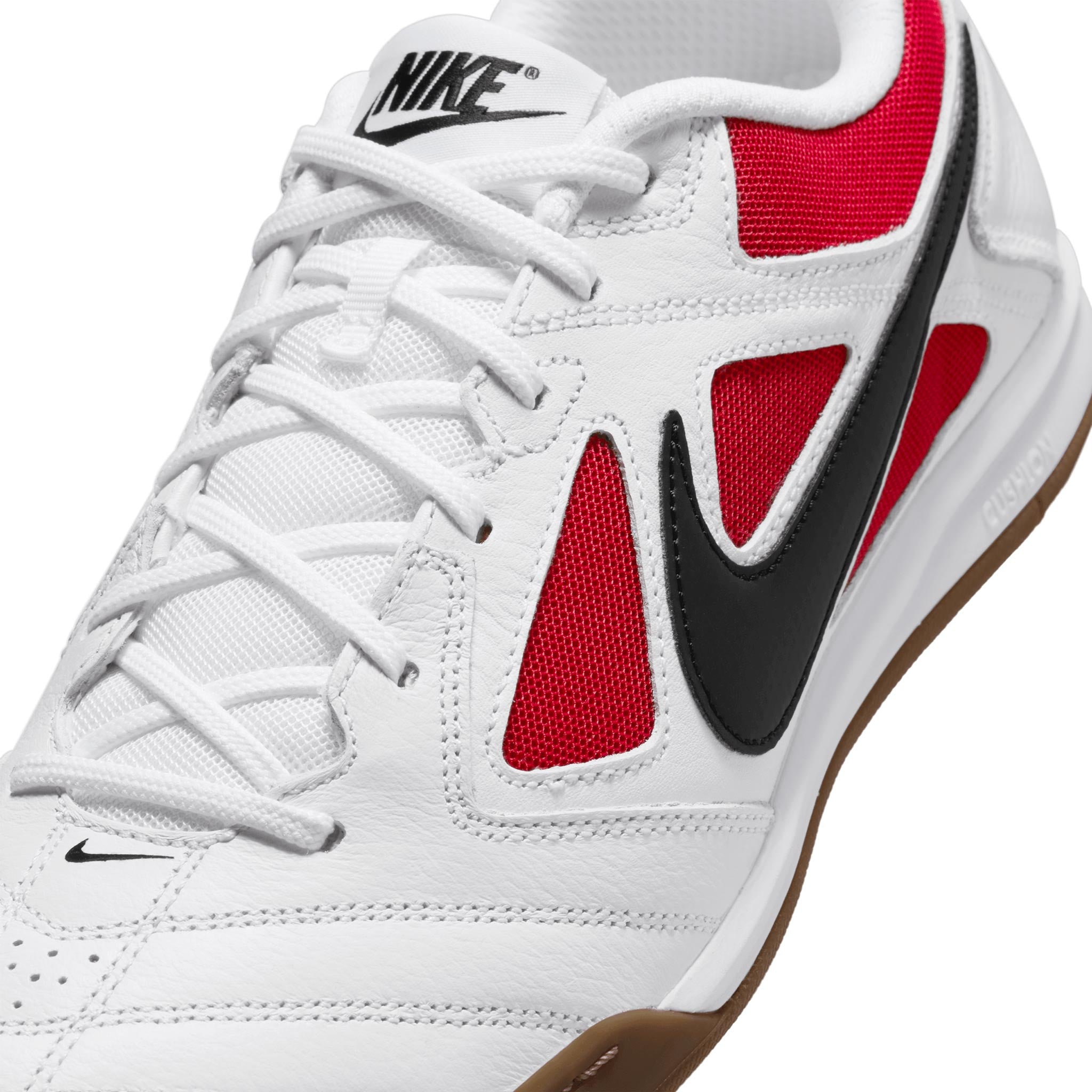 Nike Gato WHITE/BLACK-GYM RED-GUM DARK BROWN IB8509-100 Nike Gato WHITE/BLACK-GYM RED-GUM DARK BROWN IB8509-100