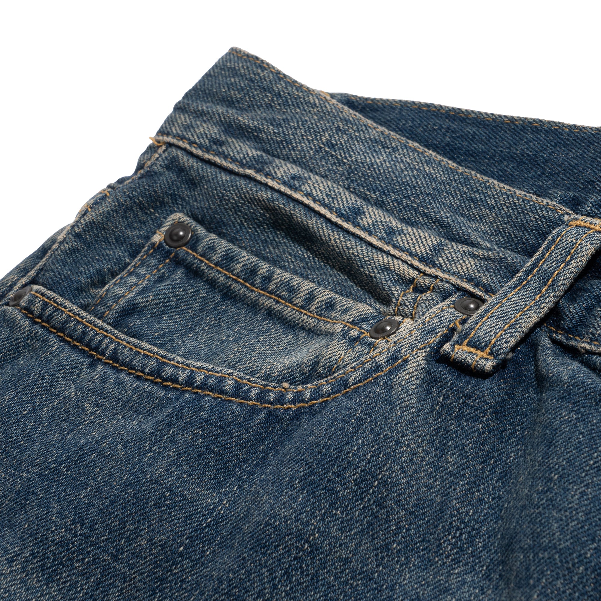 Aaron Pant Camano Denim 12oz Blue Worn I036728