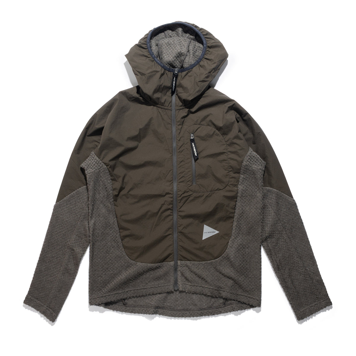 Air Fleece F/Z Hoodie Khaki 574-6241018