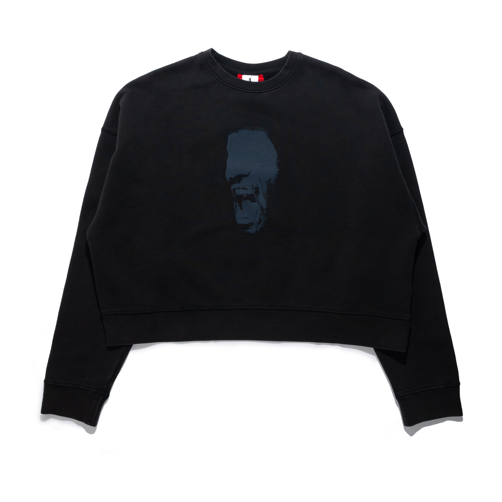 Air Jordan x IH Cropped Fleece Crew-Neck Sweatshirt Black IM7397-010