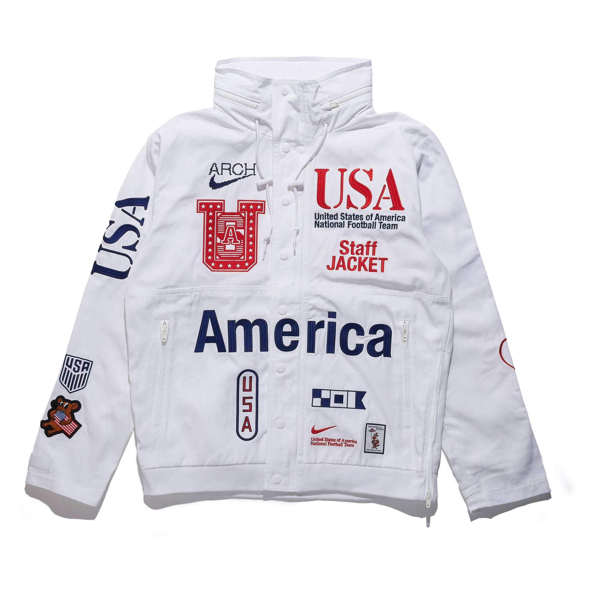 Anthem Jacket USA VAA White II9805-100