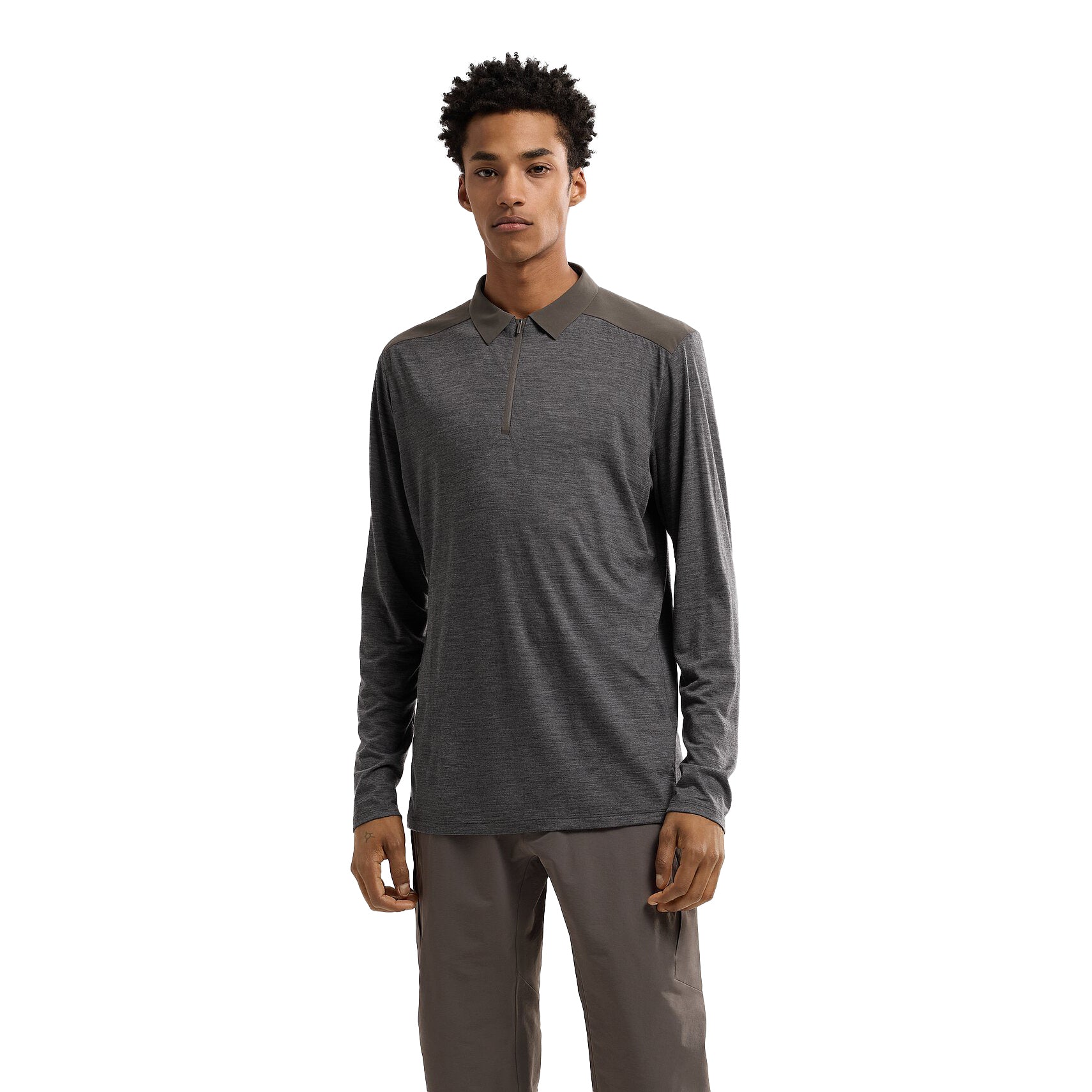 Frame LS Polo X000007226 Shade Heather