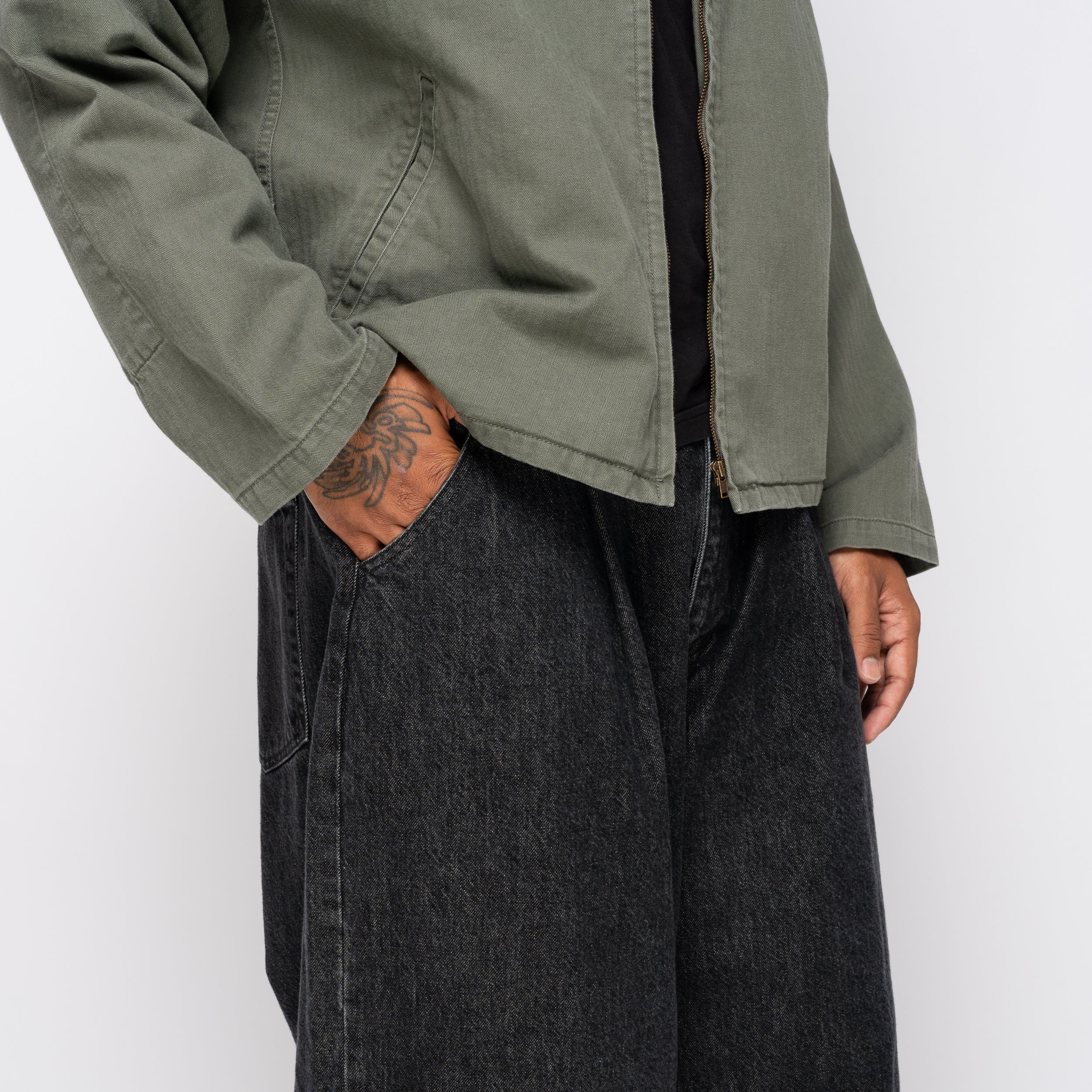 5PK Balloon Pants Enzyme Wash Black 1006AWBALOON5PK01-1