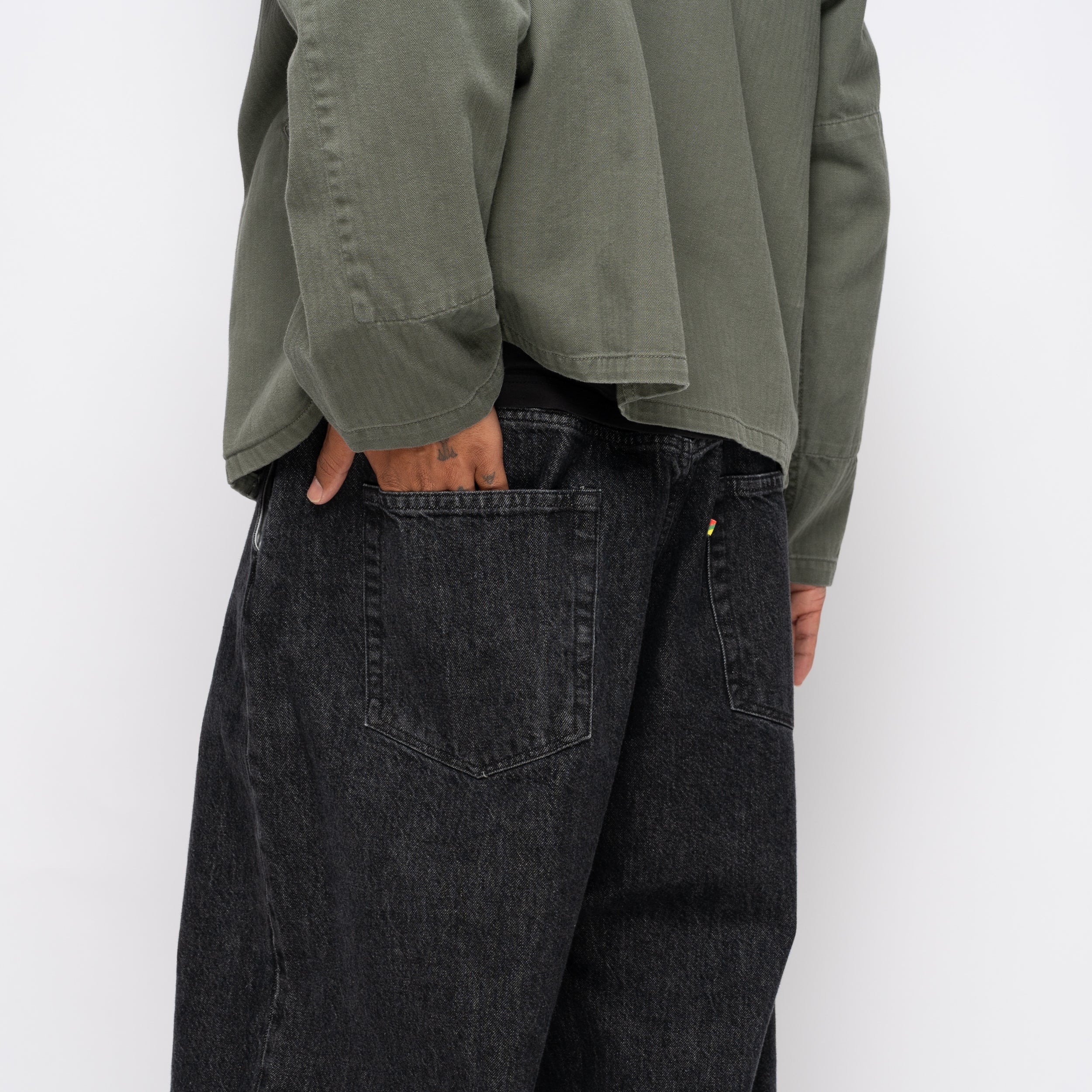 5PK Balloon Pants Enzyme Wash Black 1006AWBALOON5PK01-1