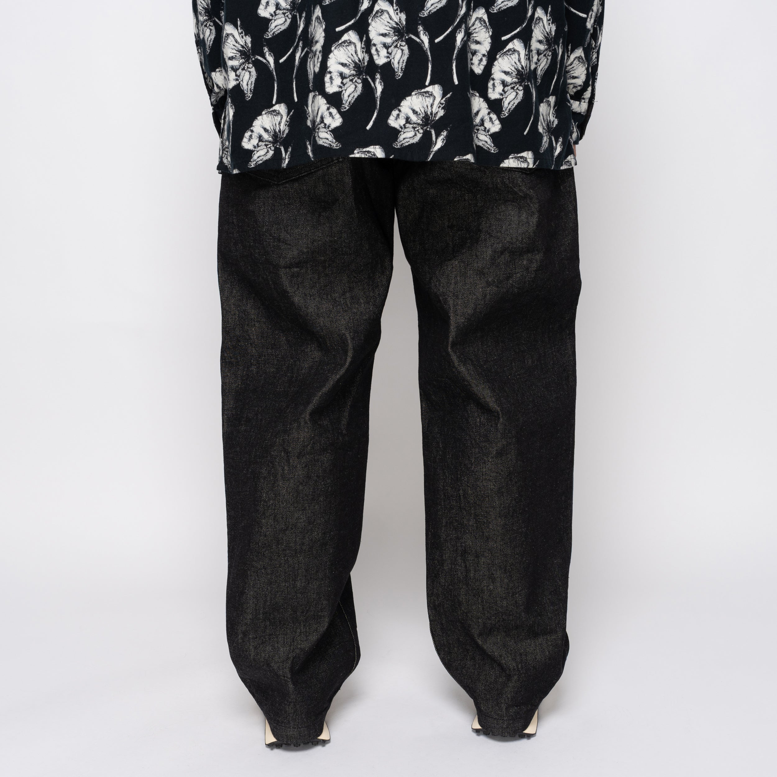 EG Fatigue Pant 14oz Cone Denim Black 25F1F004