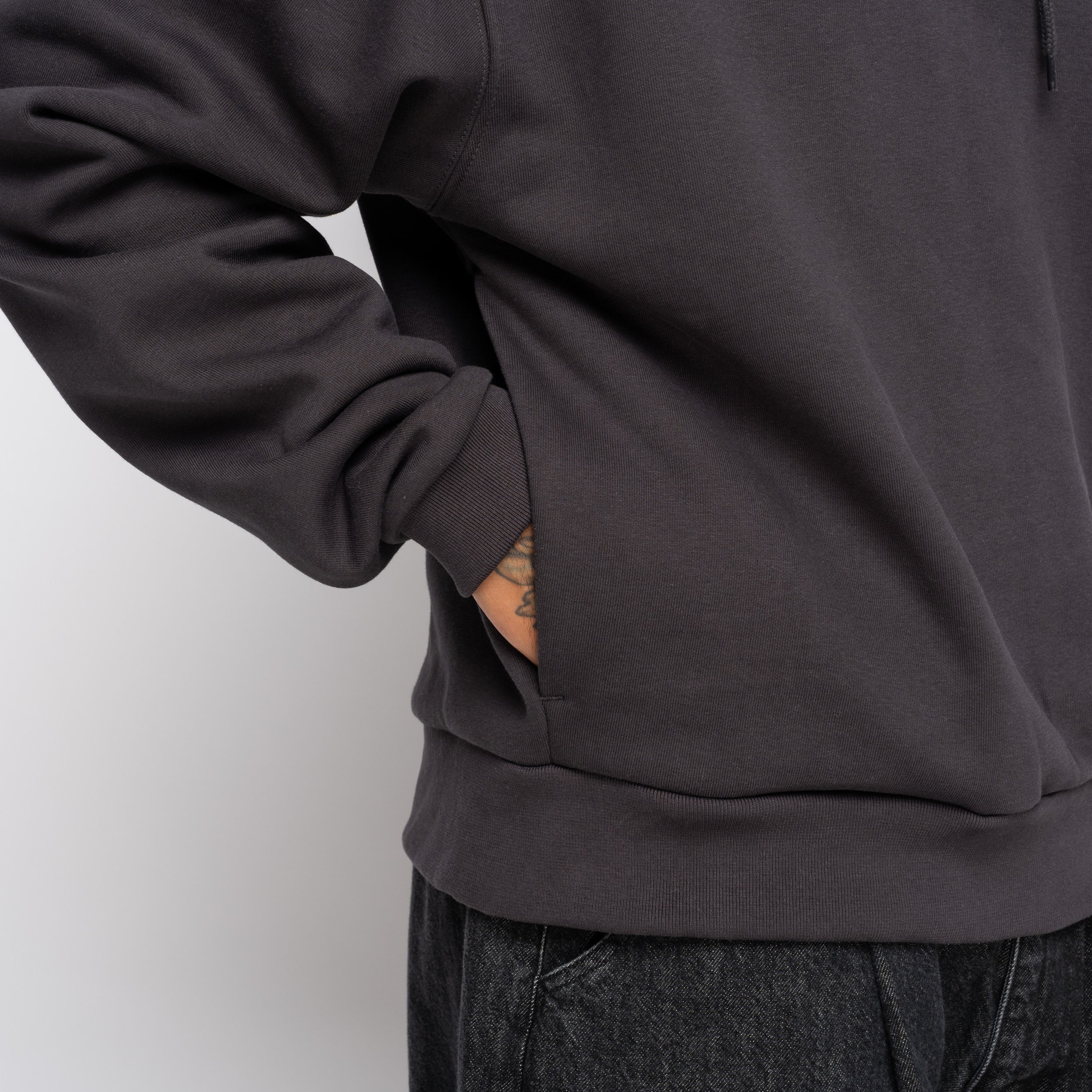 TNF Red Box Hoodie Obsidian NF0A8EFZ