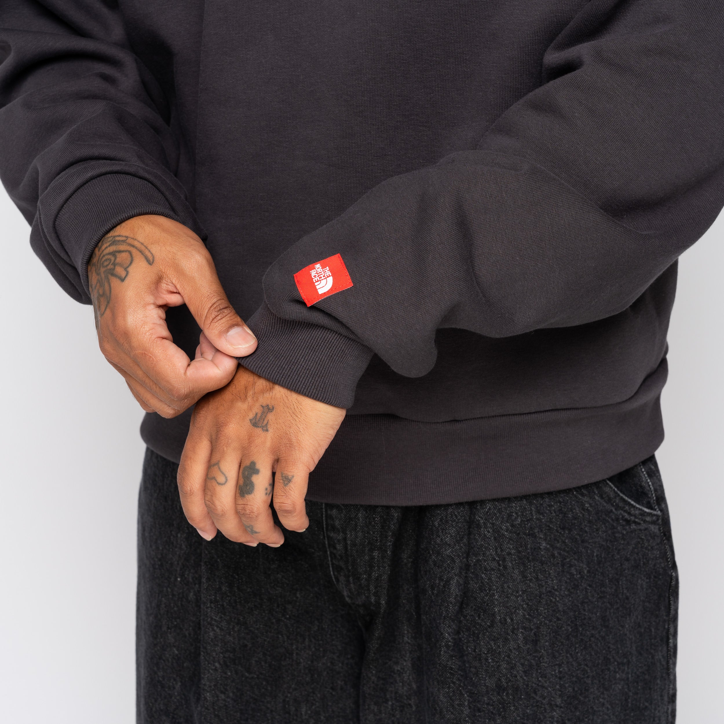 TNF Red Box Hoodie Obsidian NF0A8EFZ