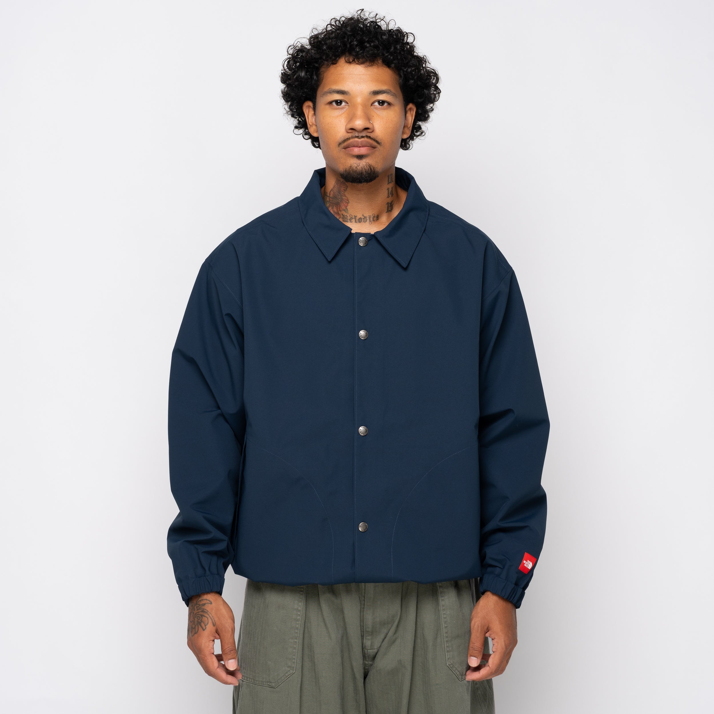 TNF Red Box Coach Jacket Summit Navy NF0A8EFT – Capsule