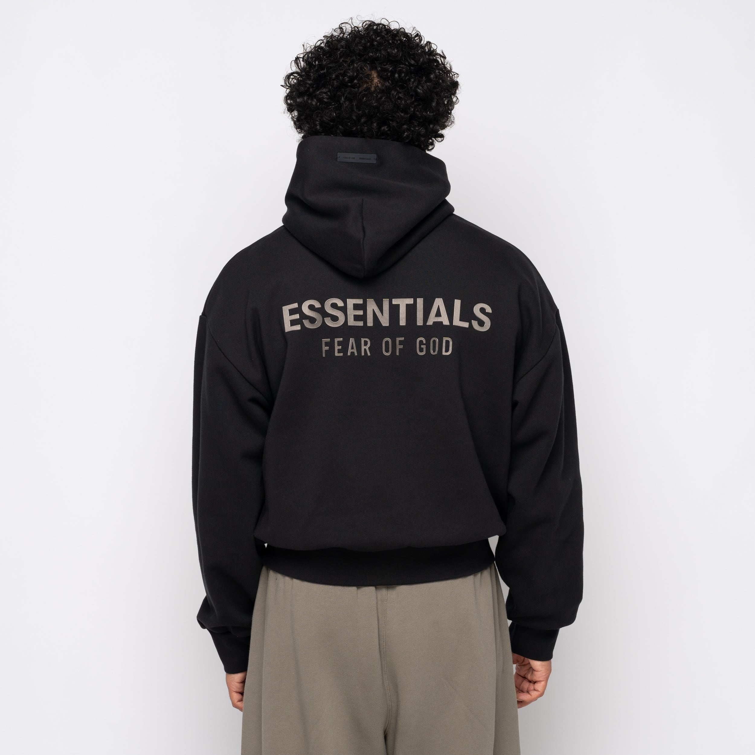 Classic Fit Fleece Pullover Jet Black 192SP252050F